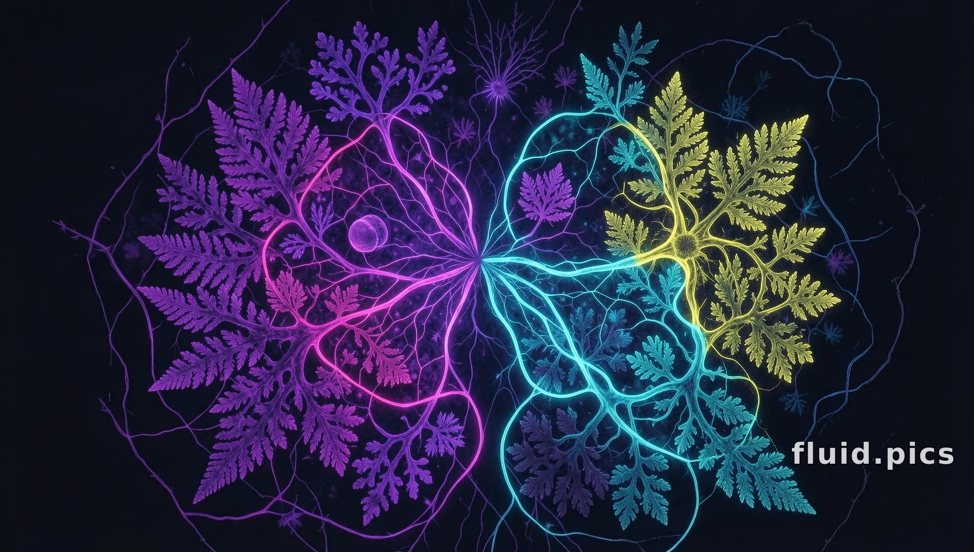 Lightning Fern — Fractal Art