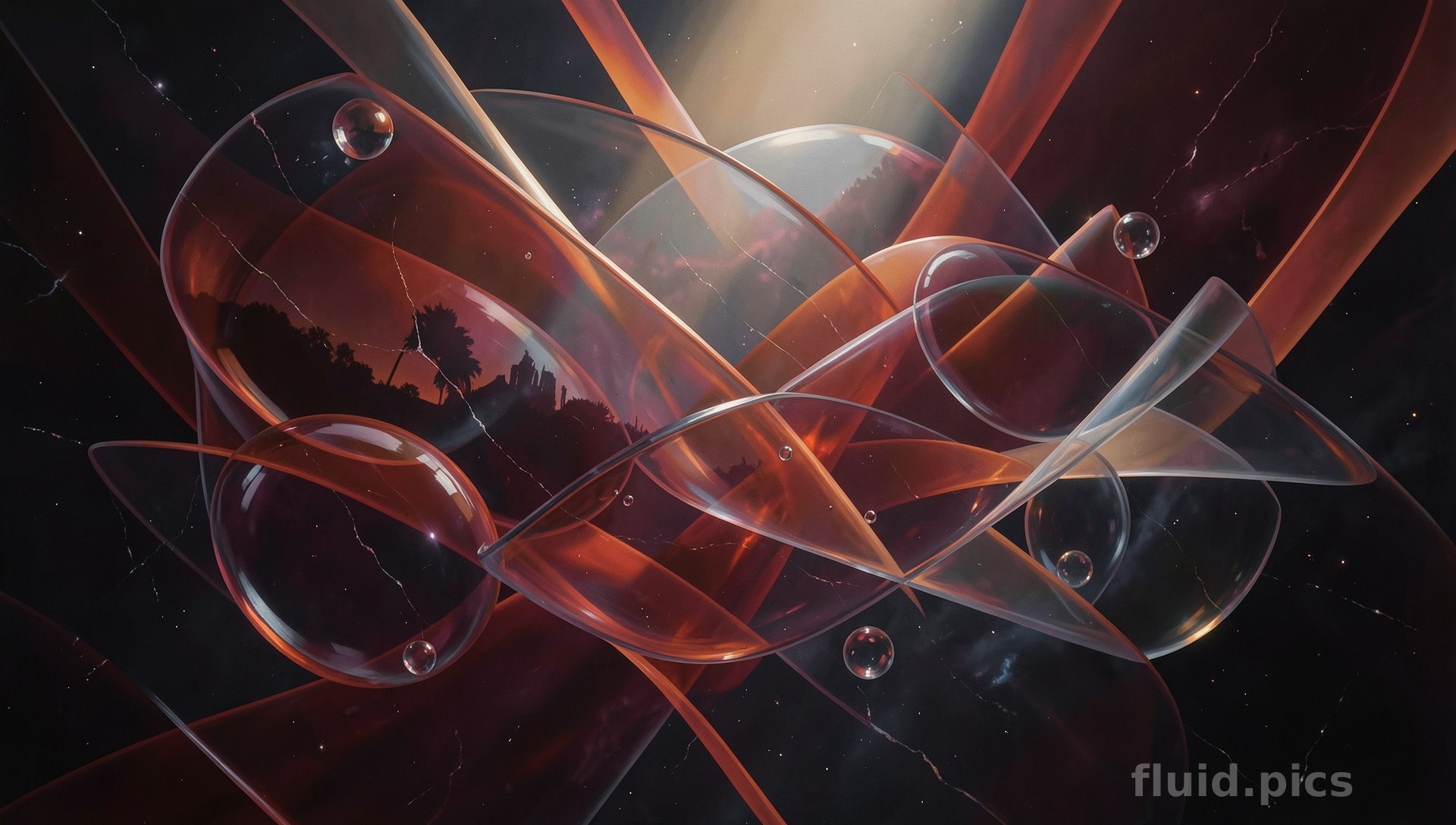 Mirror Fractures — Psychedelic Abstract