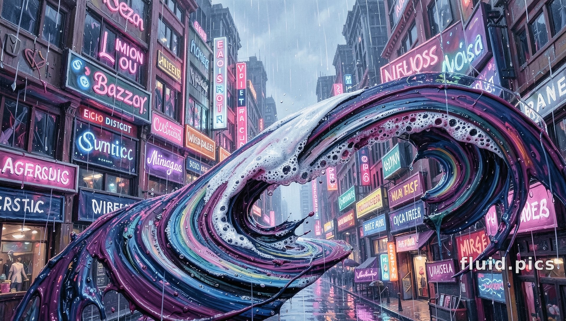 Wave in the Quarter — Hybrid Art