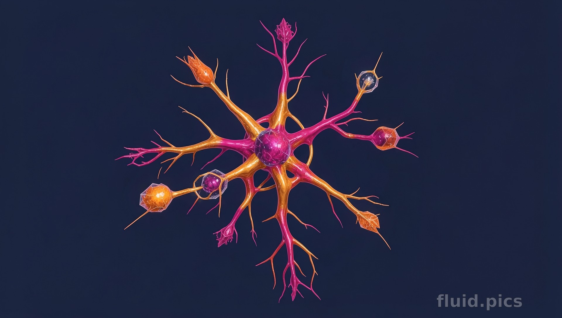 Star Unveiling Buds — Fractal Art