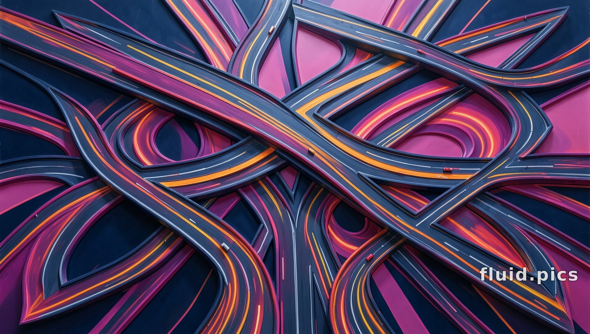 Magenta Interchange — Психоделическая абстракция