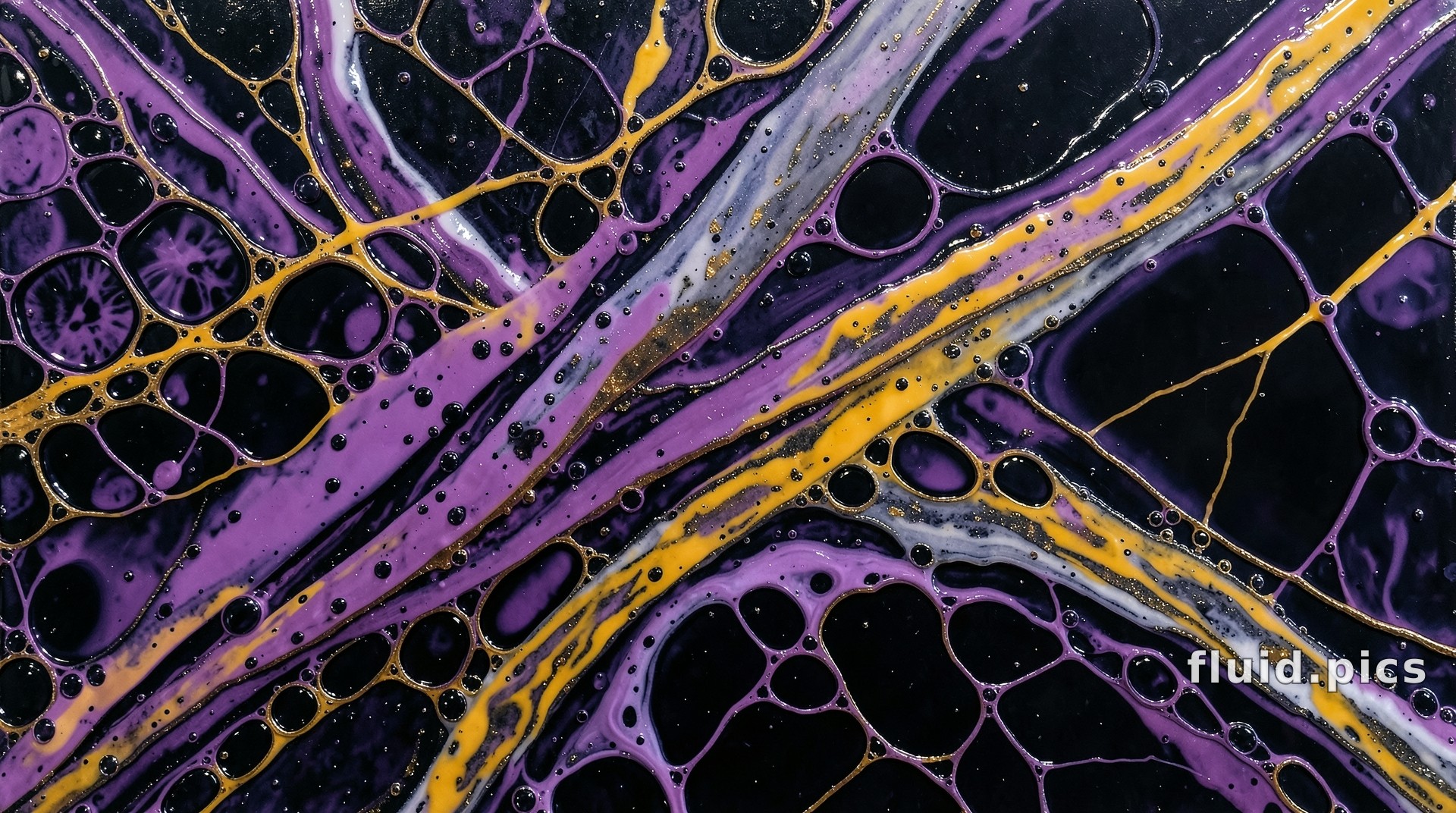 Purple Lava — Fluid Art