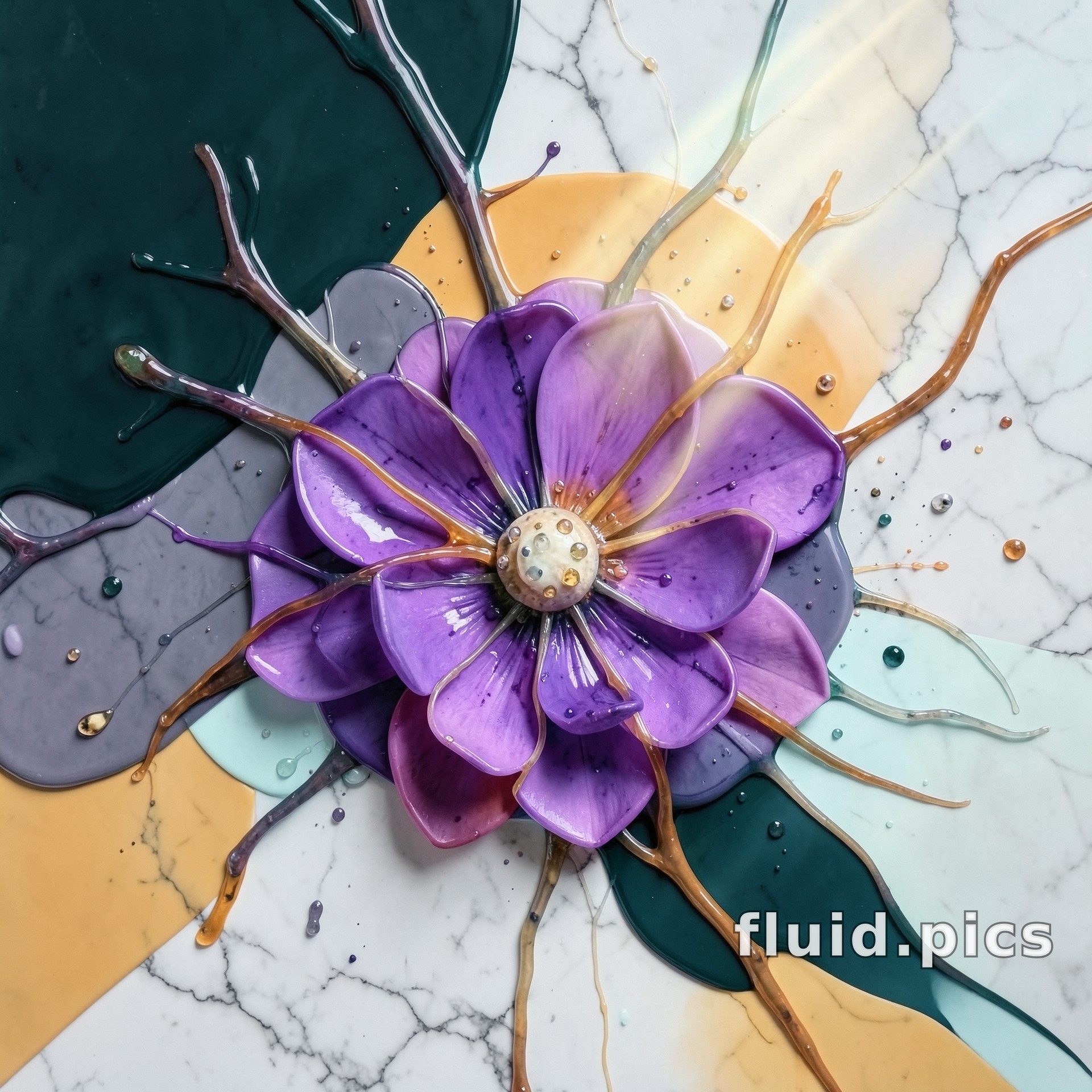 Flower of Three Hours — Hybrid Art