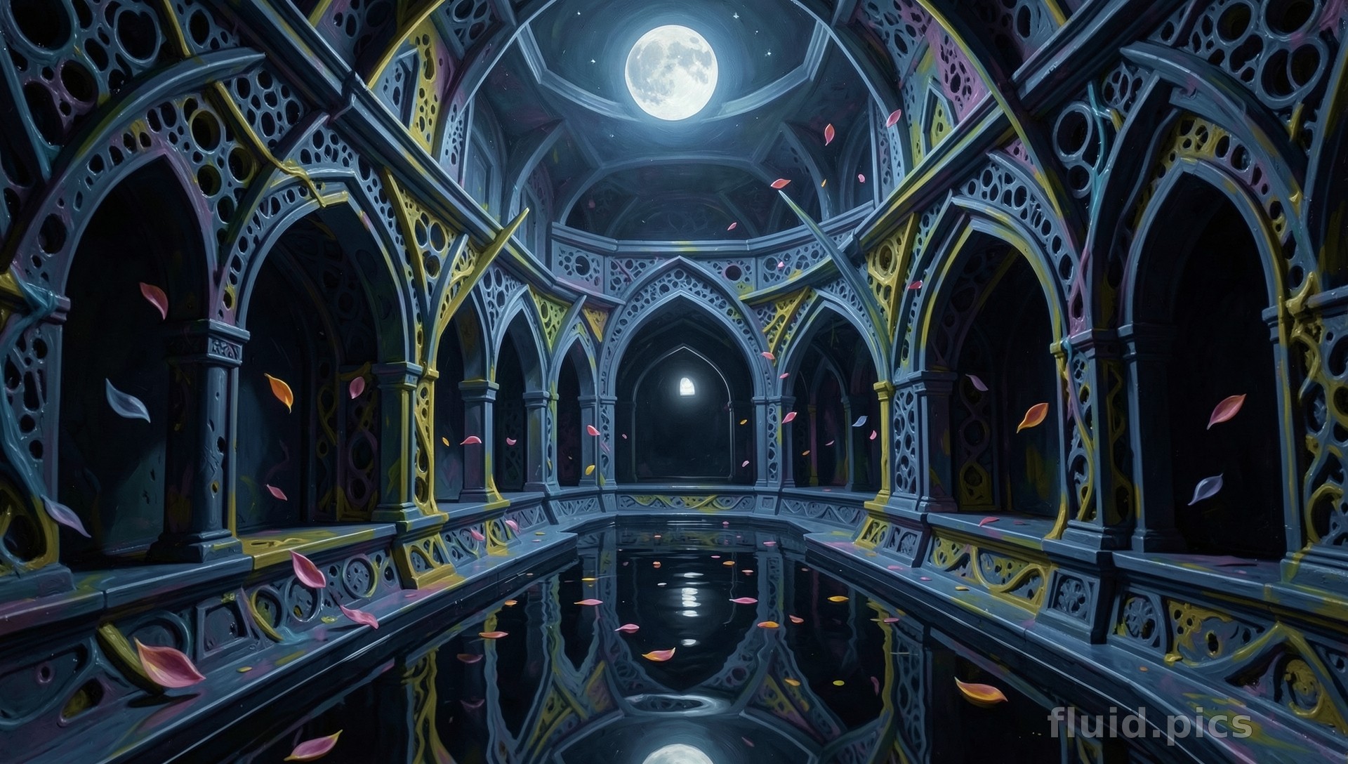 Lunar Whirlpool — Psychedelic Abstract