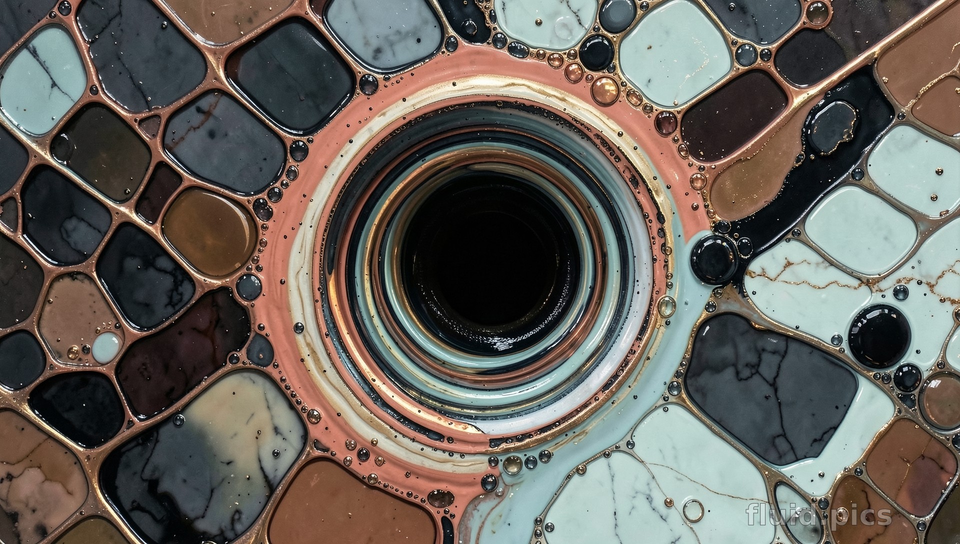 Well of Memory — Fluid Art