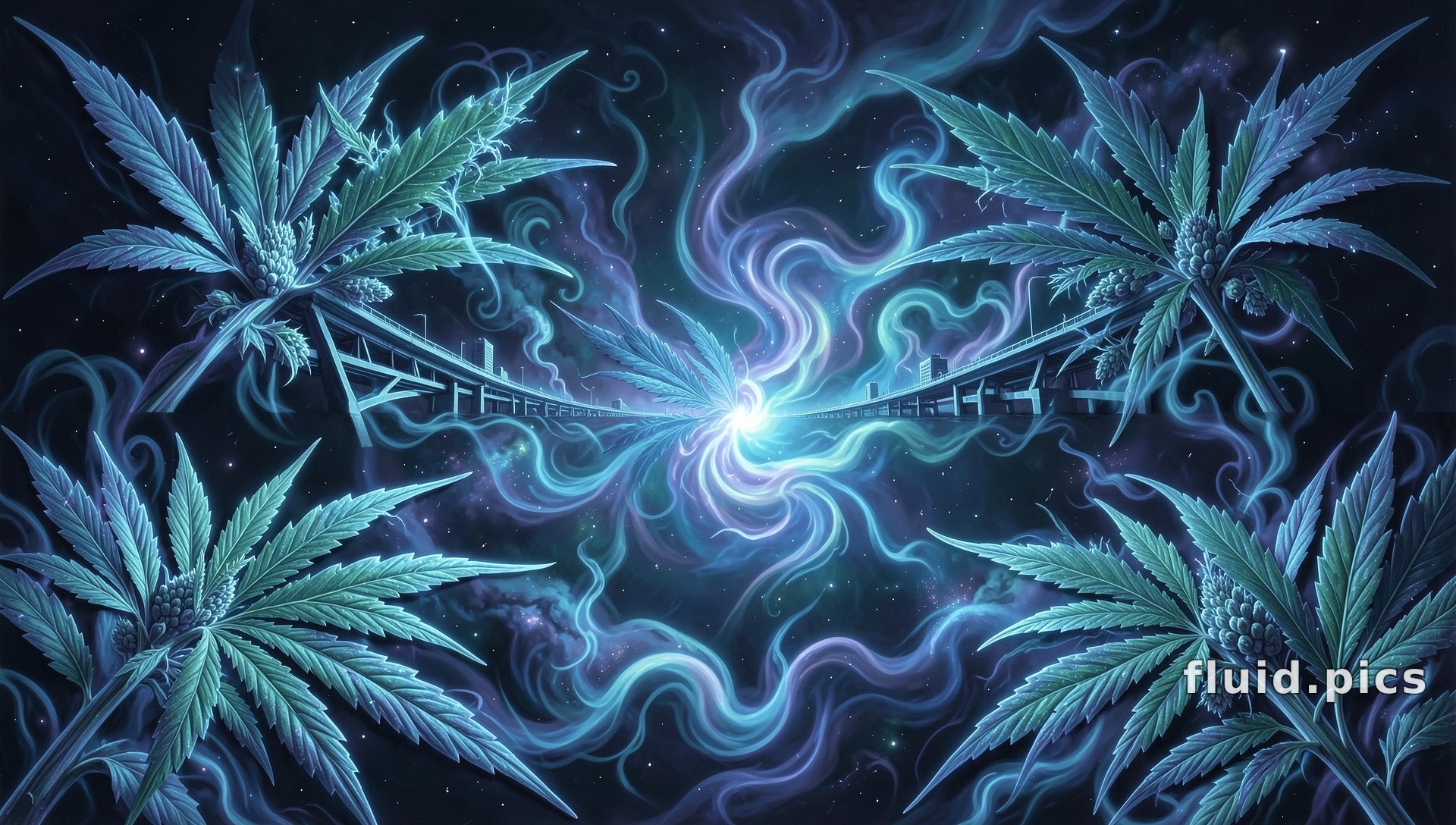 Breath of the Milky Way — Psychedelic Abstract