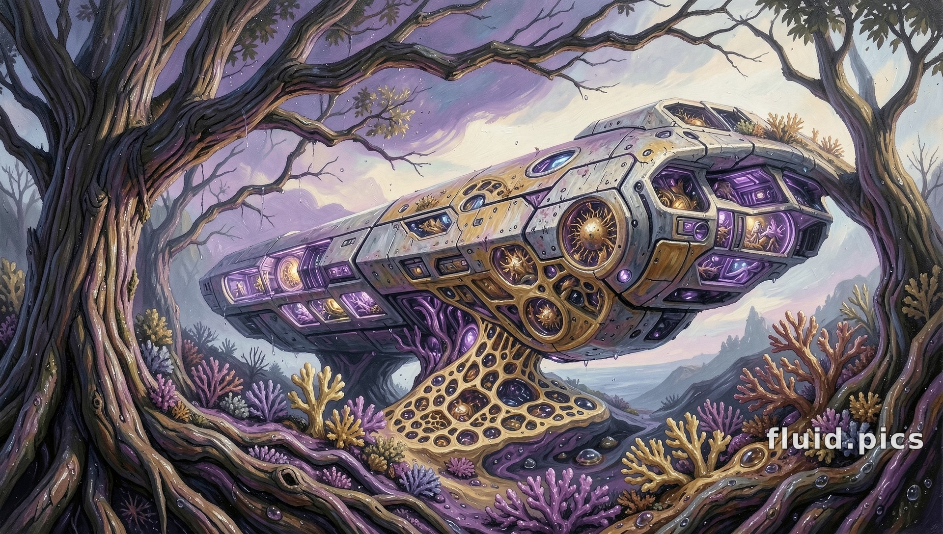 Tree-Ship — Hybrid Art