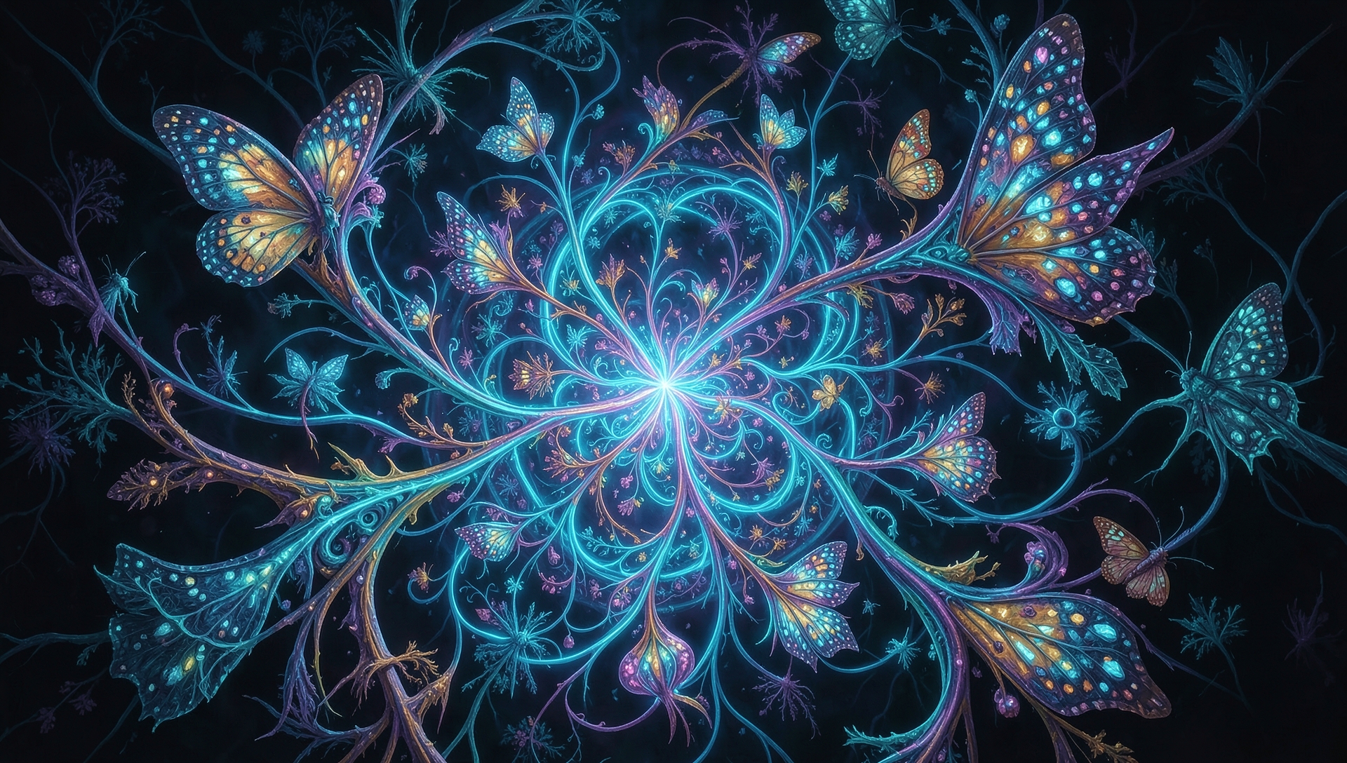 Сад из света — Фрактальное искусство