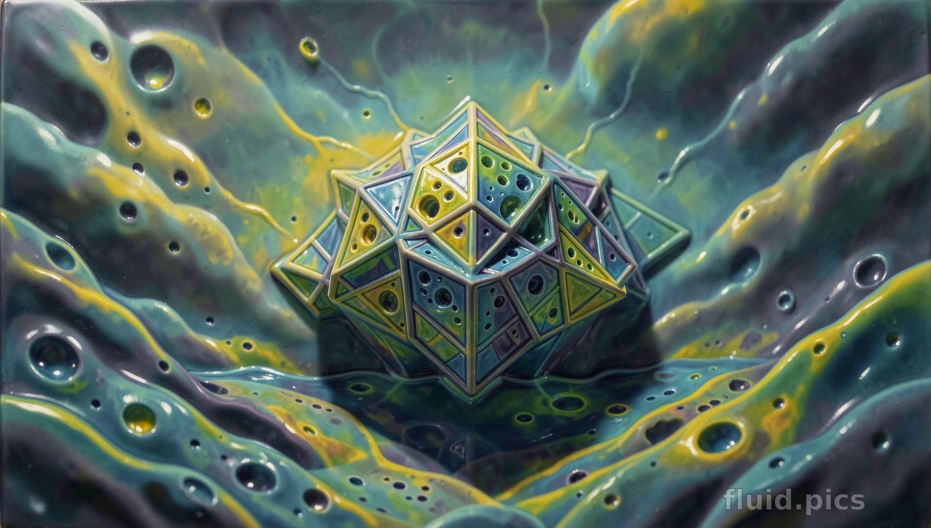 Зыбкий кристалл — Психоделическая абстракция