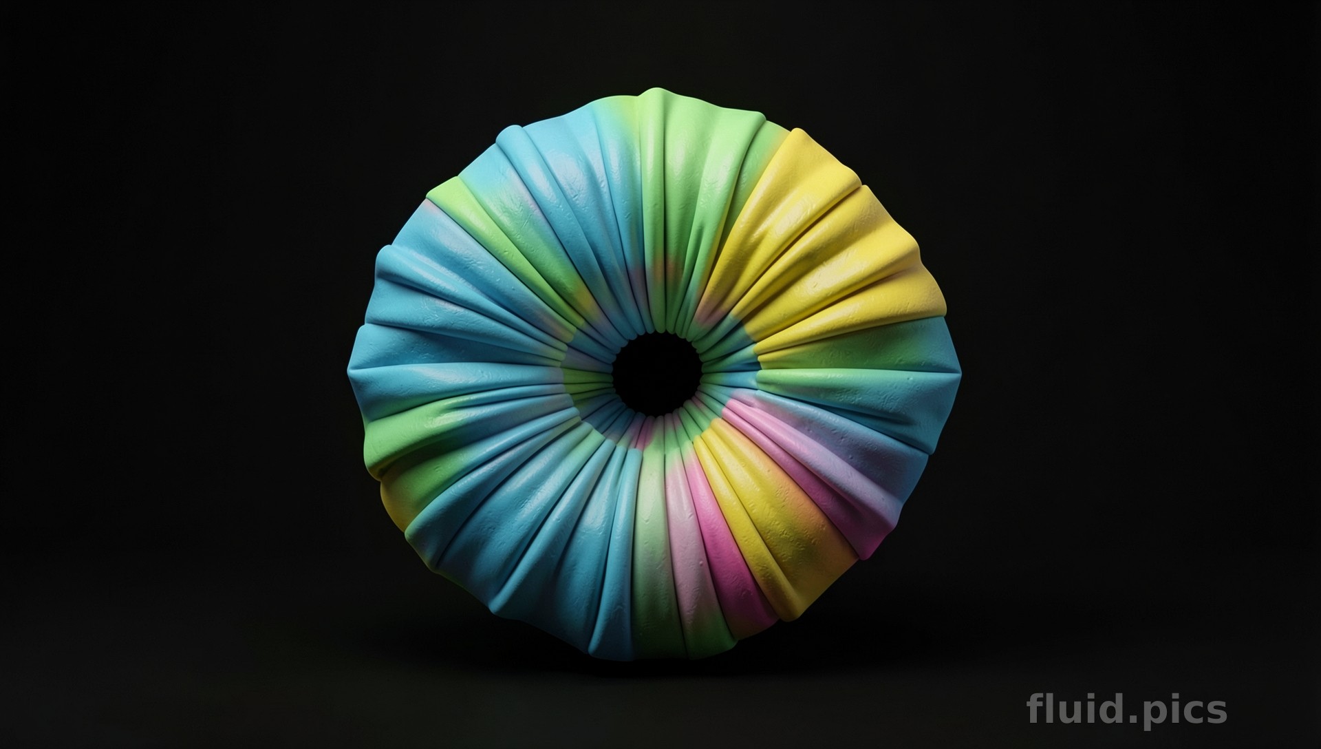Rainbow Estuary — Psychedelic Abstract