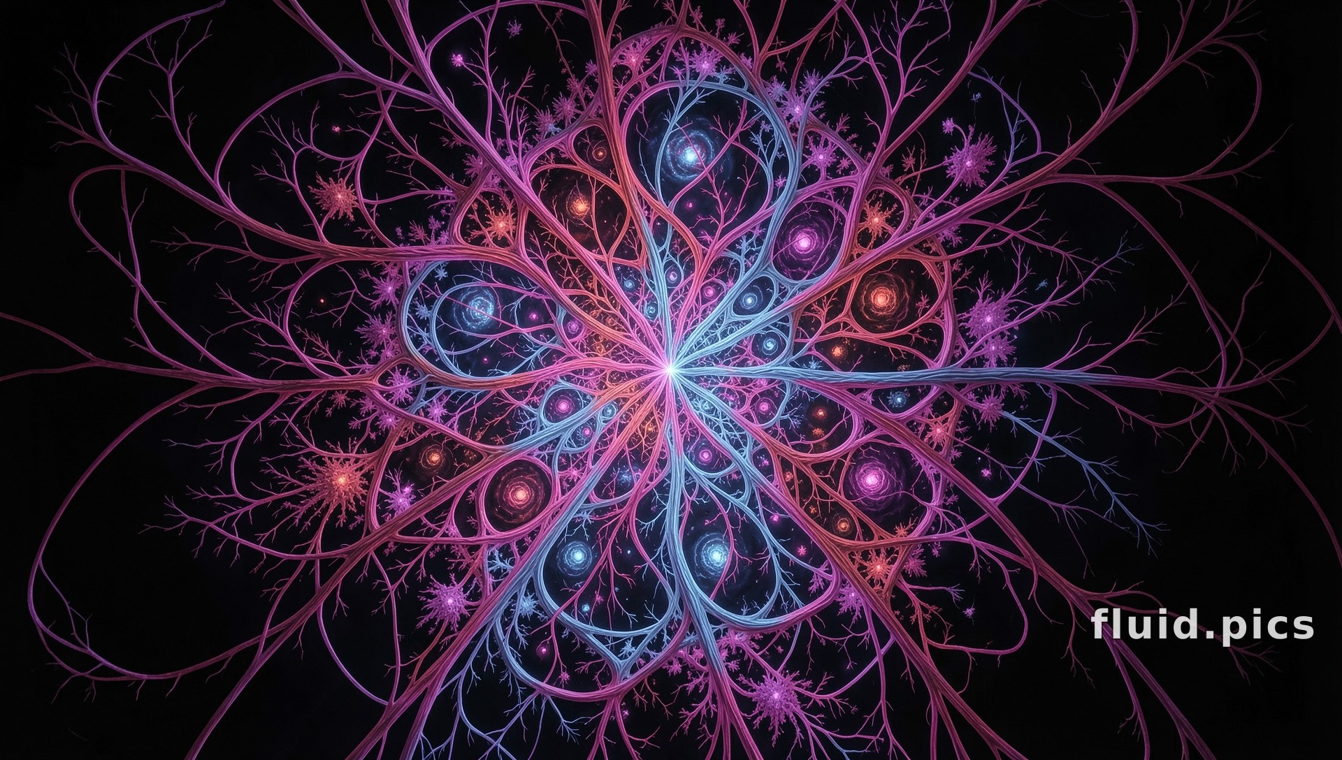 Stellar Web of Creation — Fractal Art
