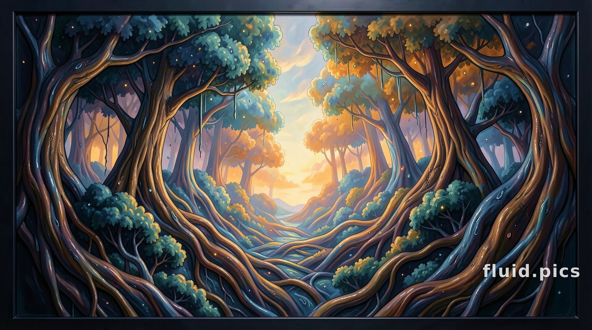 Golden Forest Vault — Психоделическая абстракция
