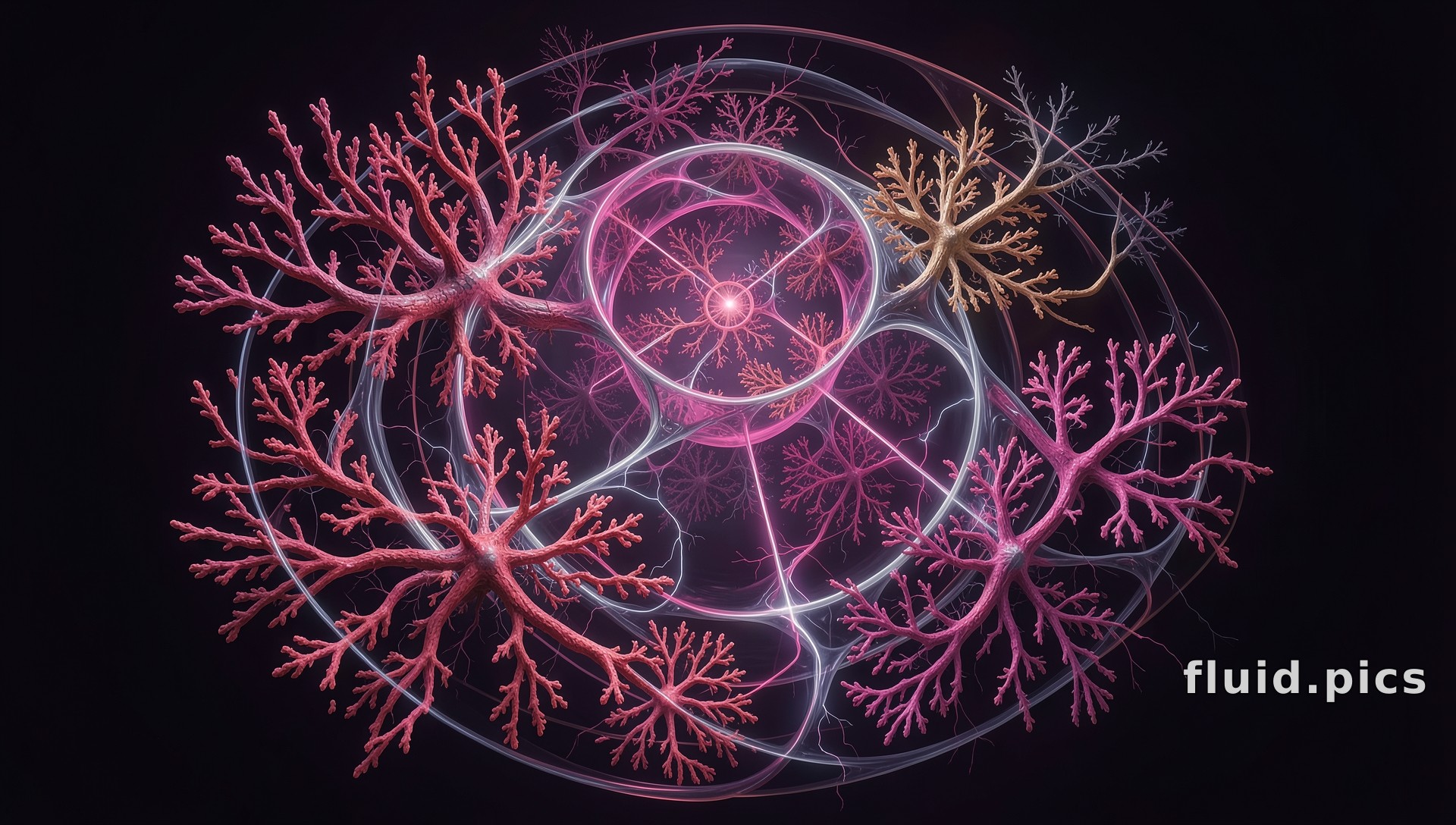 Golden Thread in Family — Fractal Art