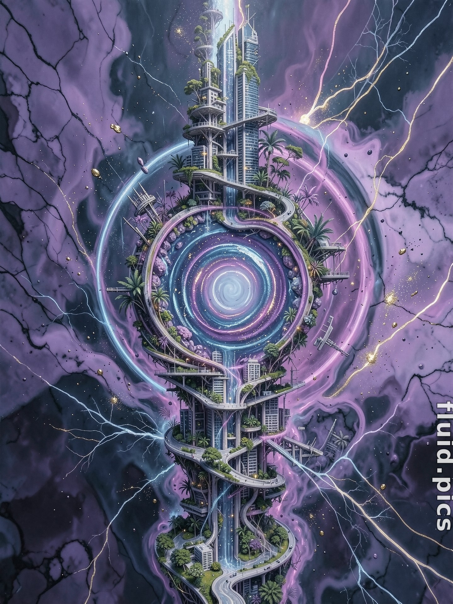 Spiral Tower — Гибридное искусство