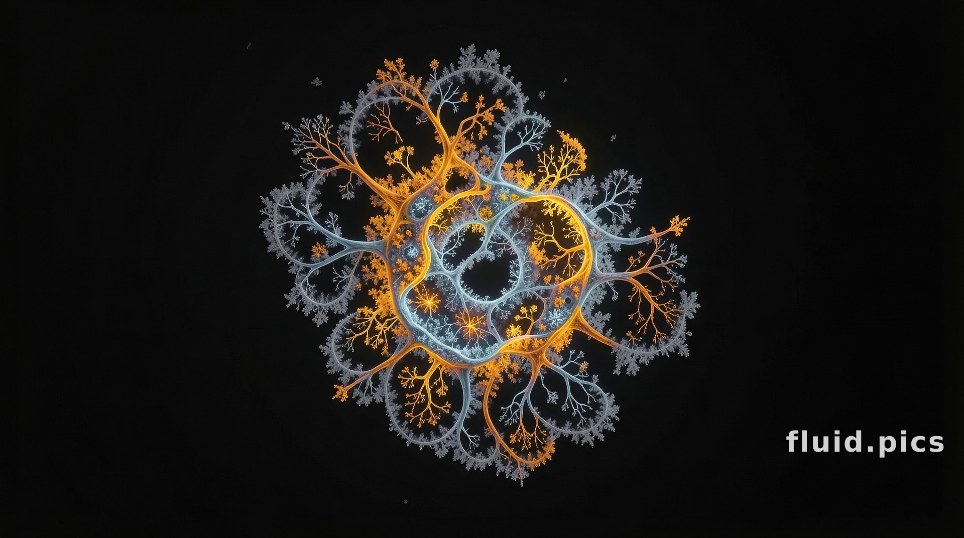 Frost Tree of Fire — Fractal Art