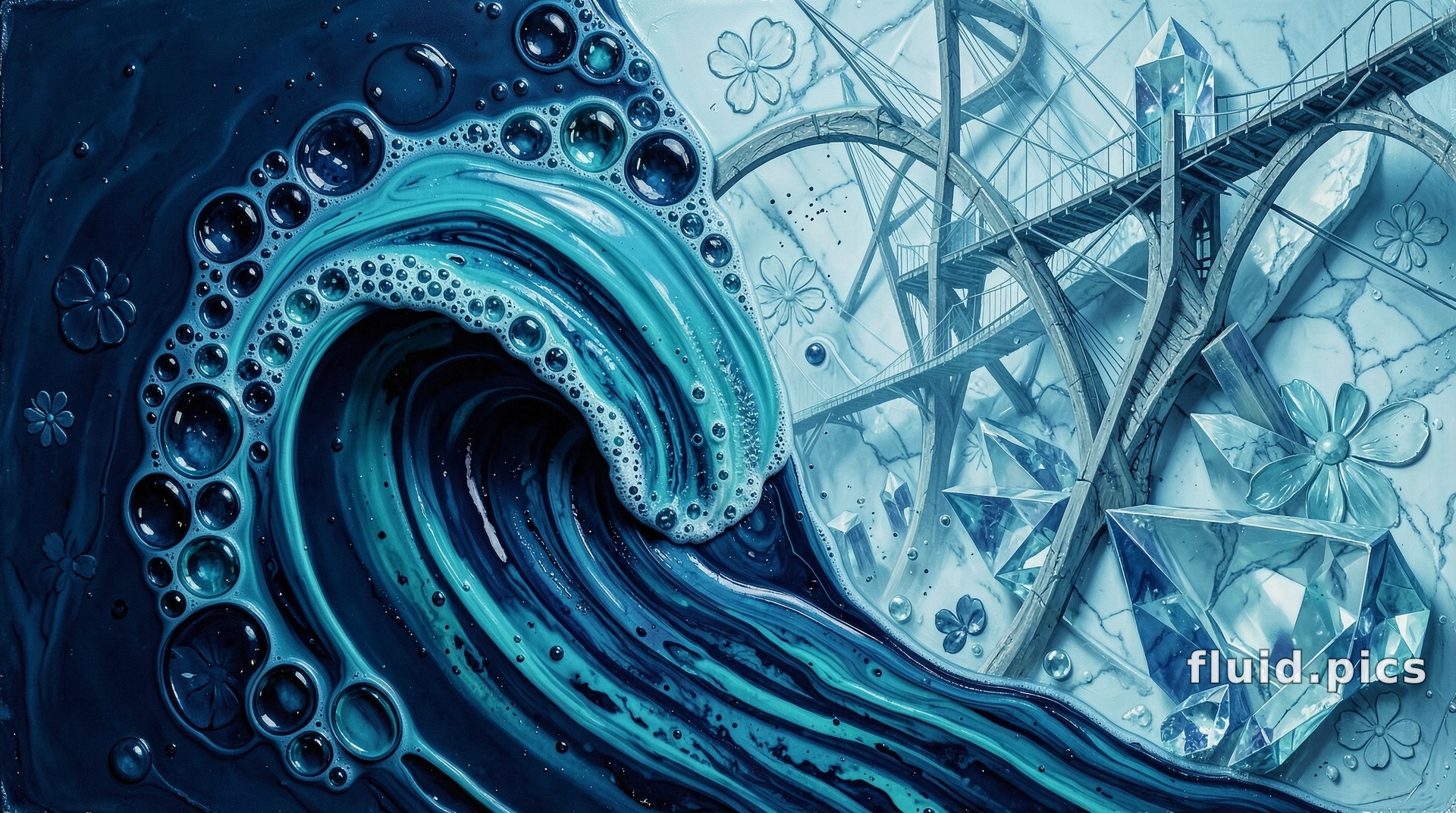 Glass Surf — Гибридное искусство