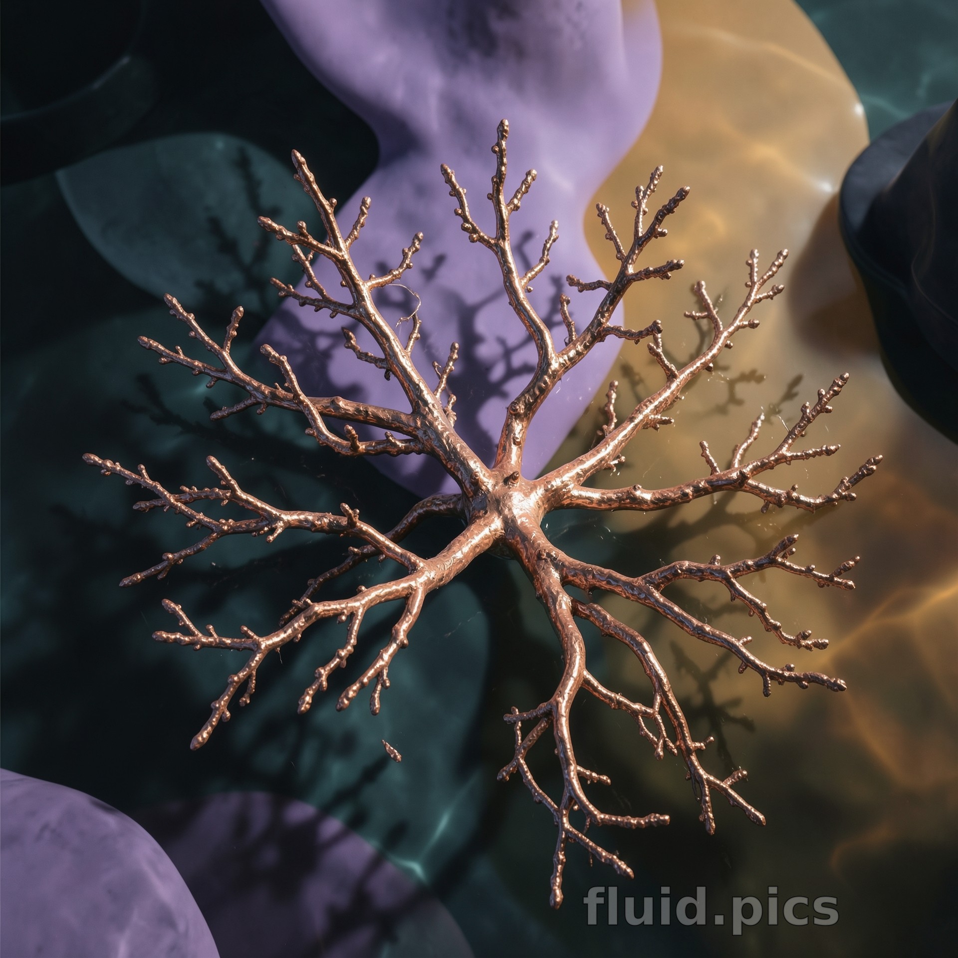 Copper Coral — Гибридное искусство
