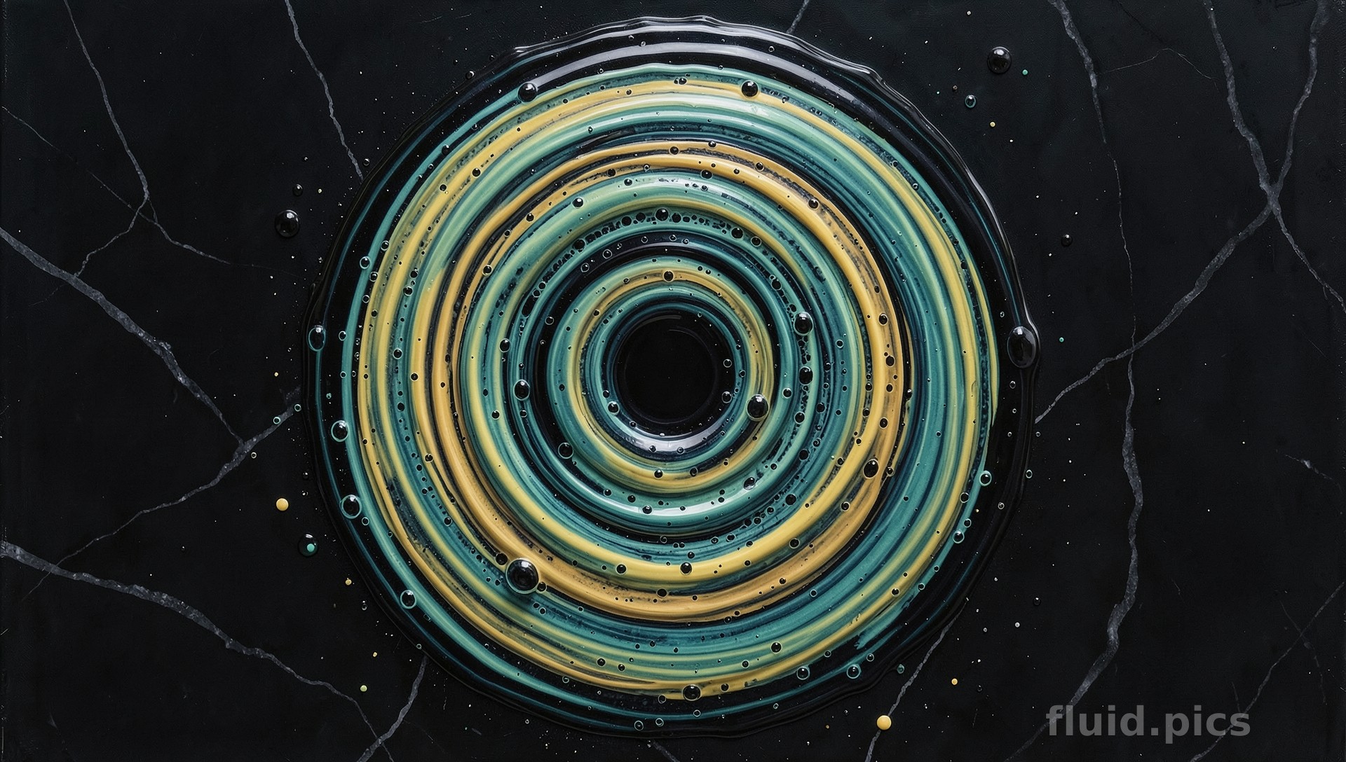 Morning in a Black Hole — Fluid Art