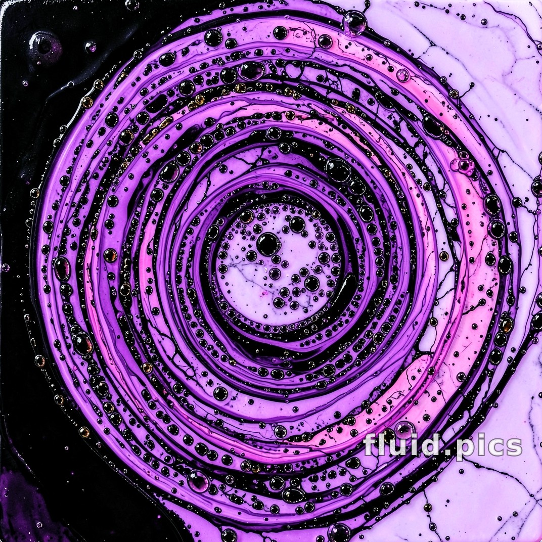 Purple Shell — Флюид-арт