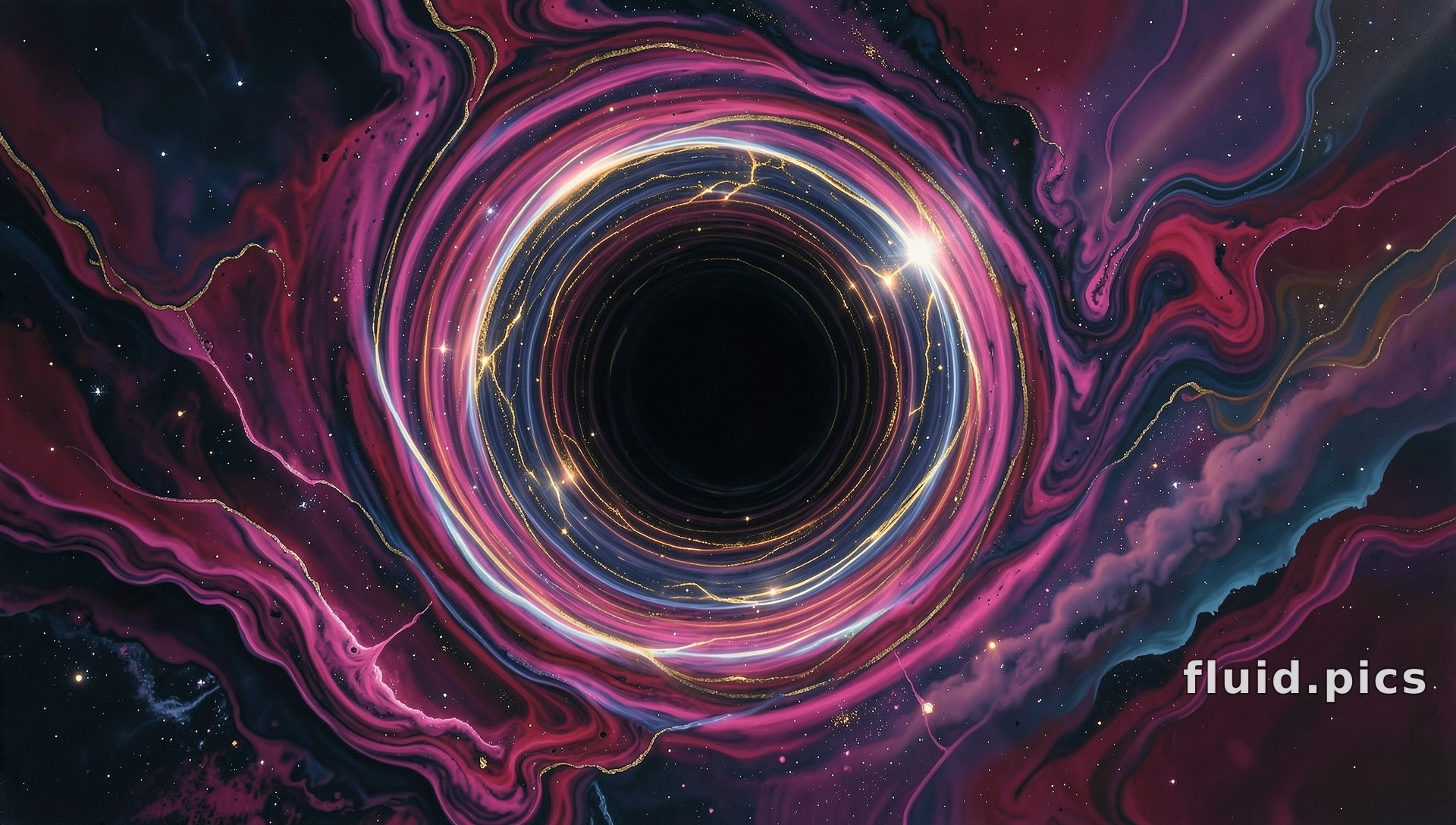 Violet Light Spiral — Hybrid Art