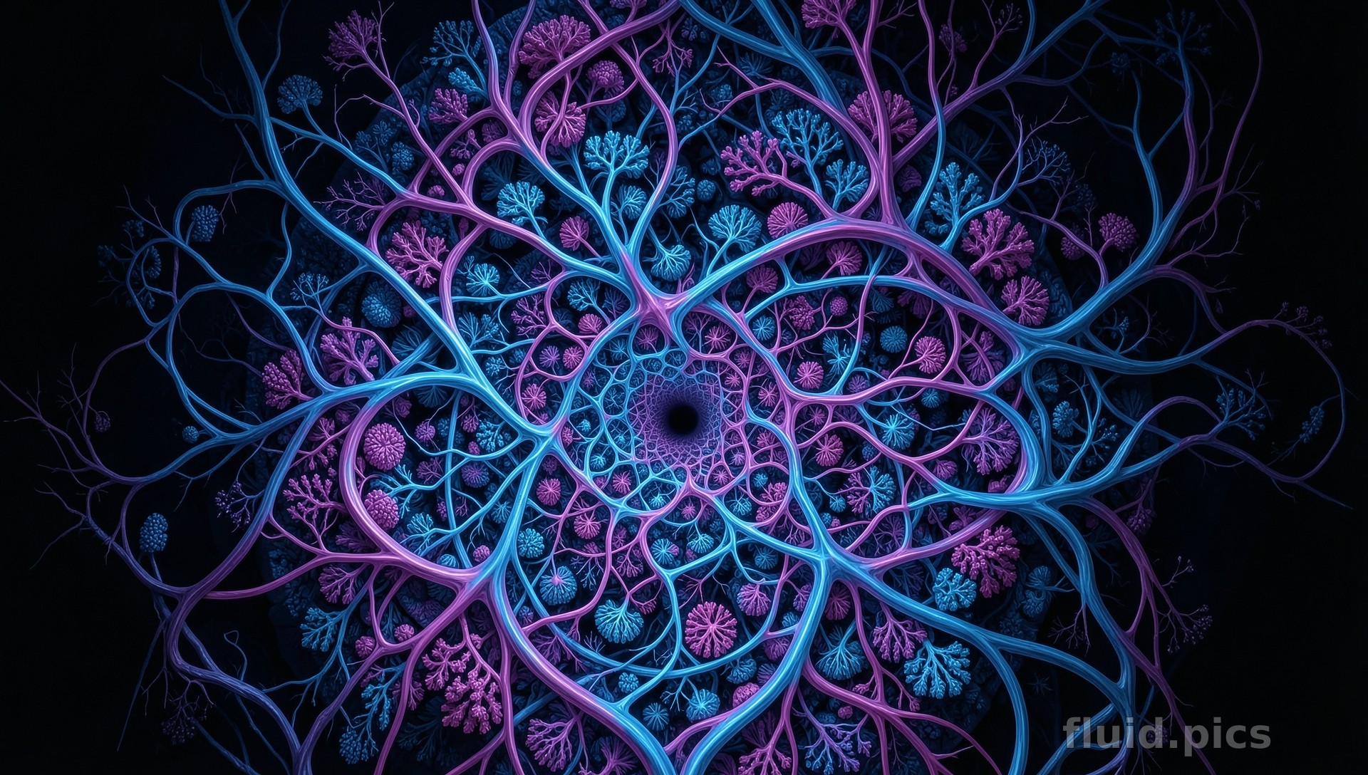 Сад бесконечной спирали — Фрактальное искусство