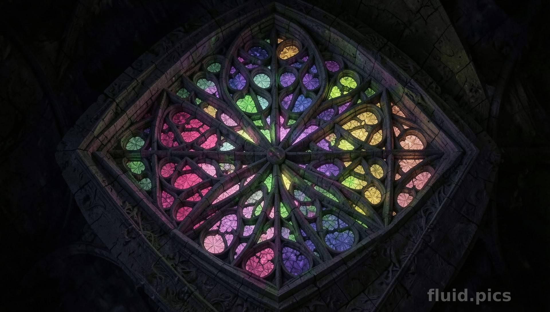 Blossoming Night — Fractal Art