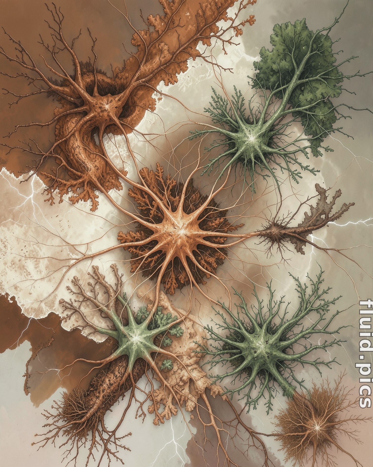 Thunderous Thought Island — Fractal Art