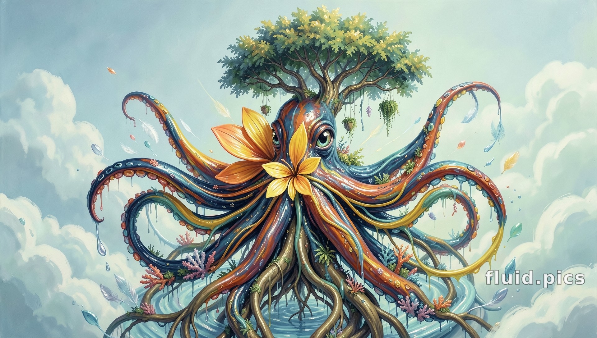 Garden of Sea Winds — Гибридное искусство