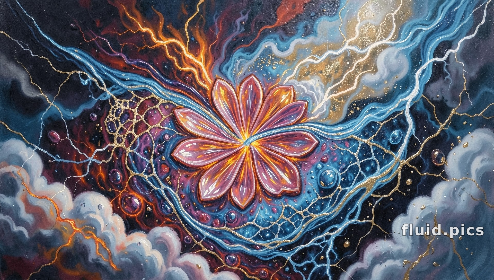 Storm Flower — Гибридное искусство