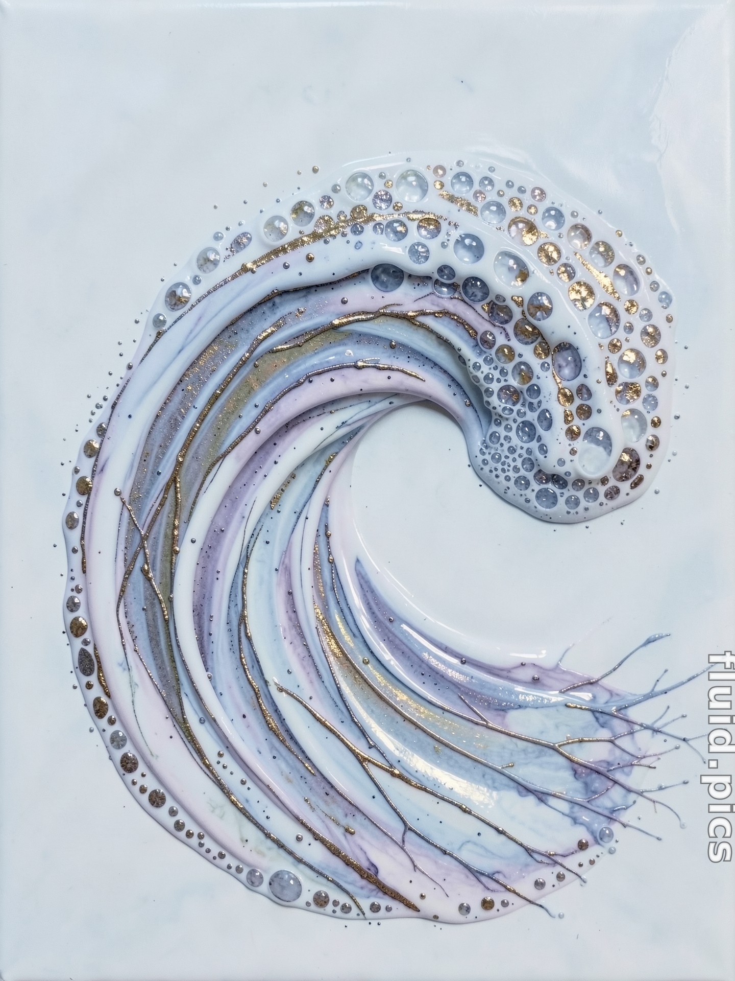 Pearl Wave — Fluid Art