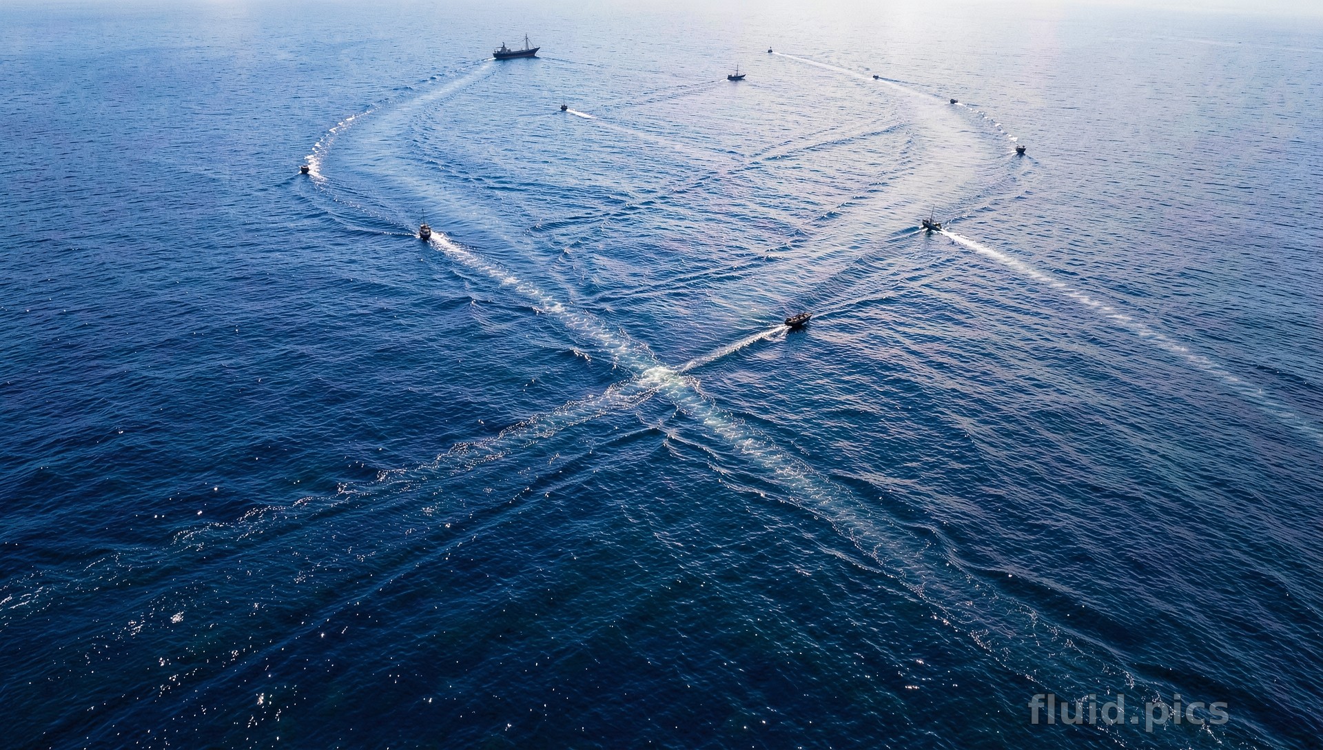 Sea Threads Weaving — Psychedelic Abstract
