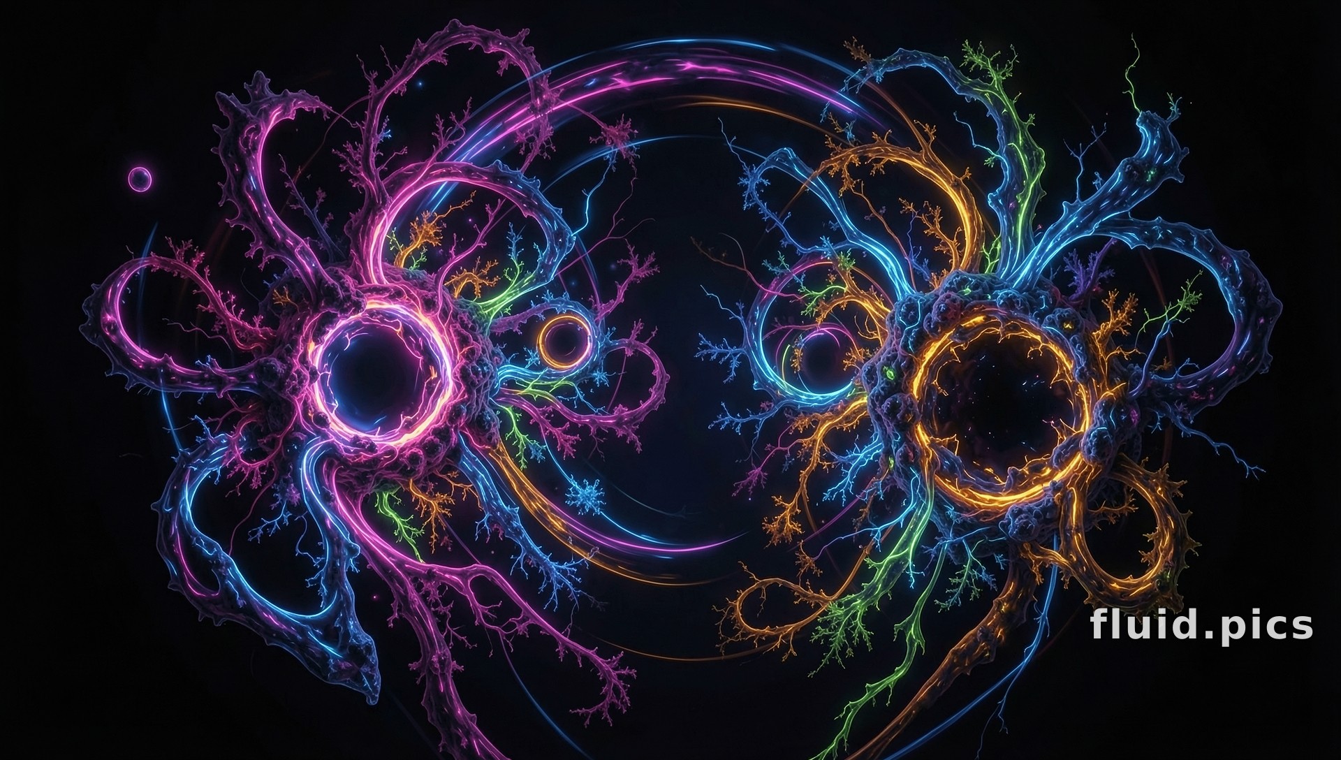 Twin Vortices — Fractal Art