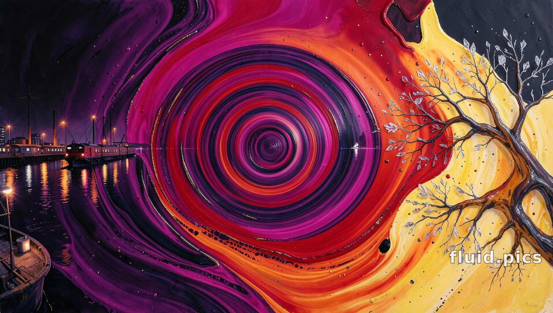 Night Vortex — Гибридное искусство