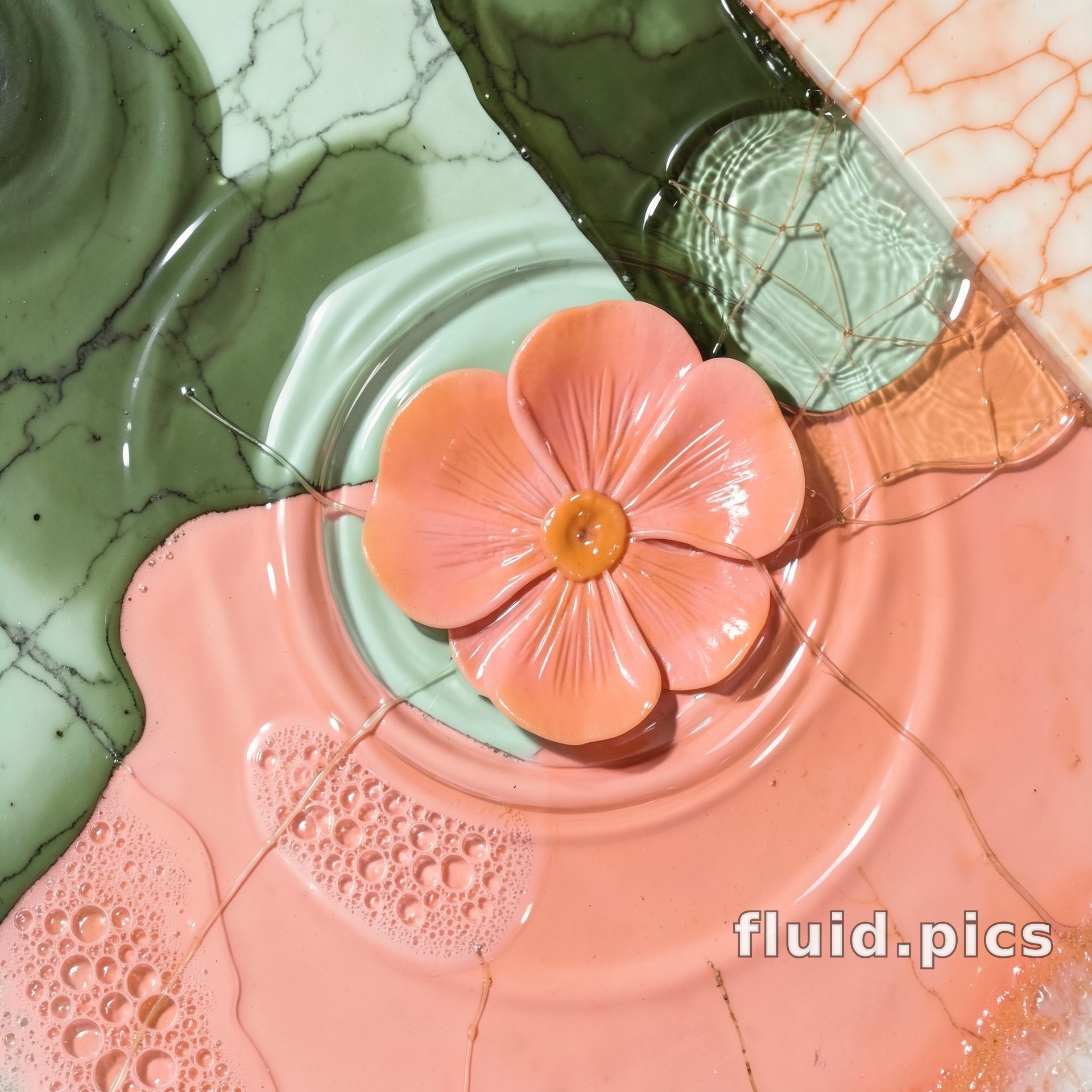 Flower of Two Colours — Гибридное искусство