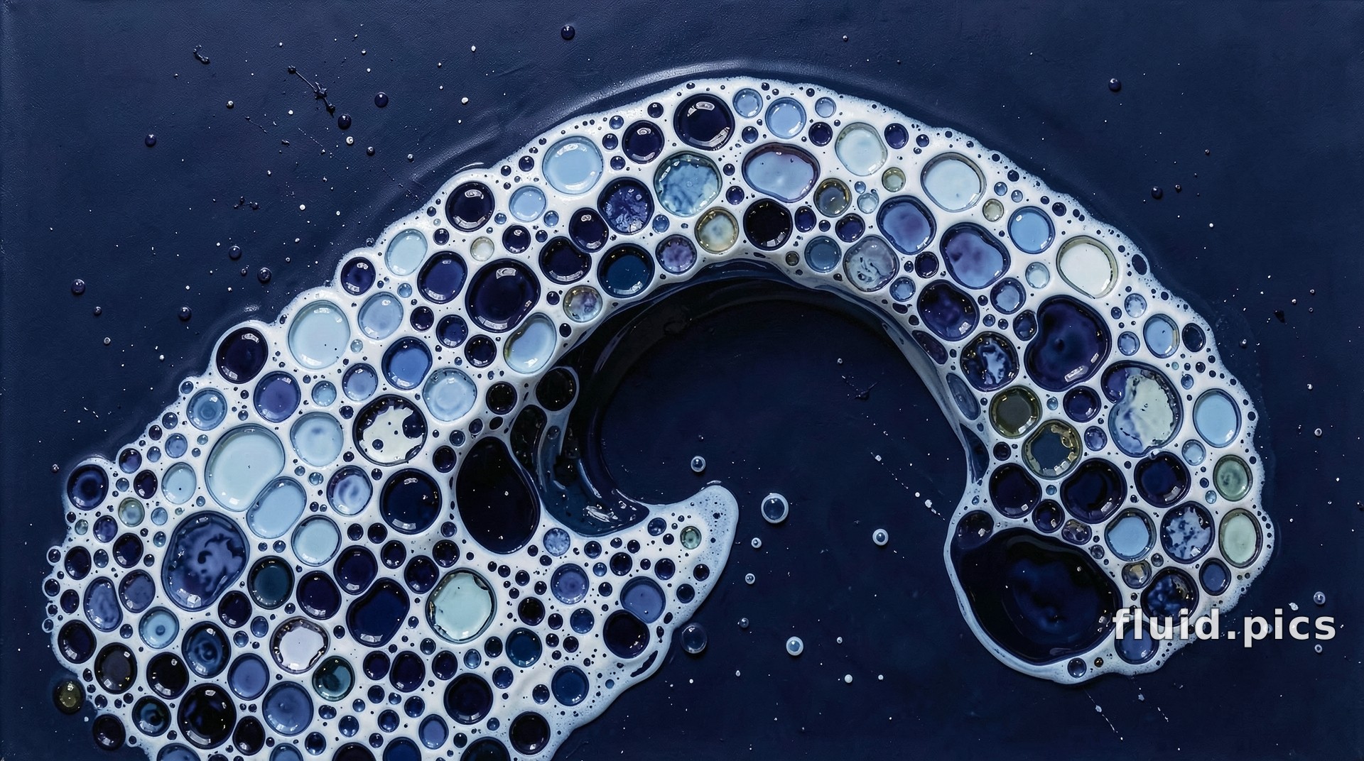 Blue Balloon-Two — Fluid Art