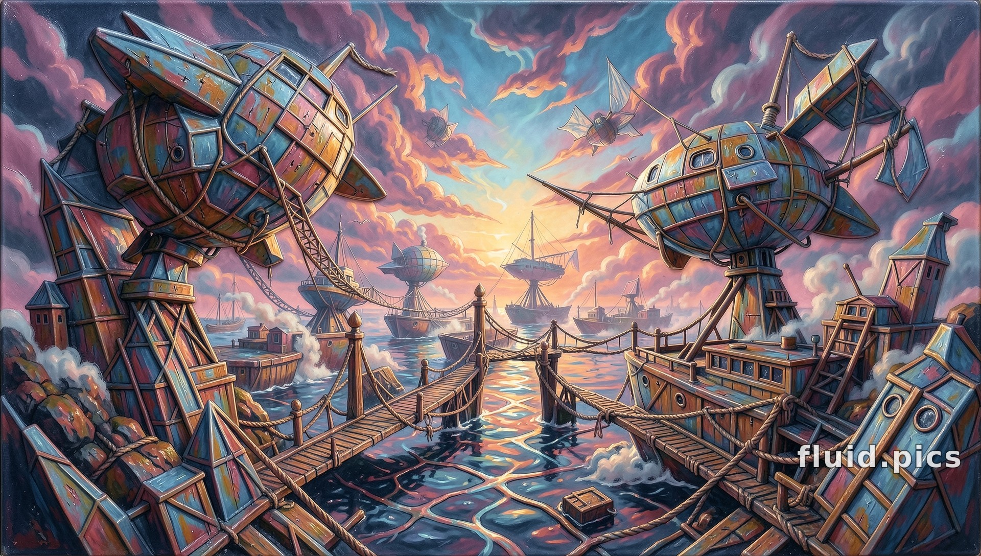 Облачное Море Паруса — Психоделическая абстракция