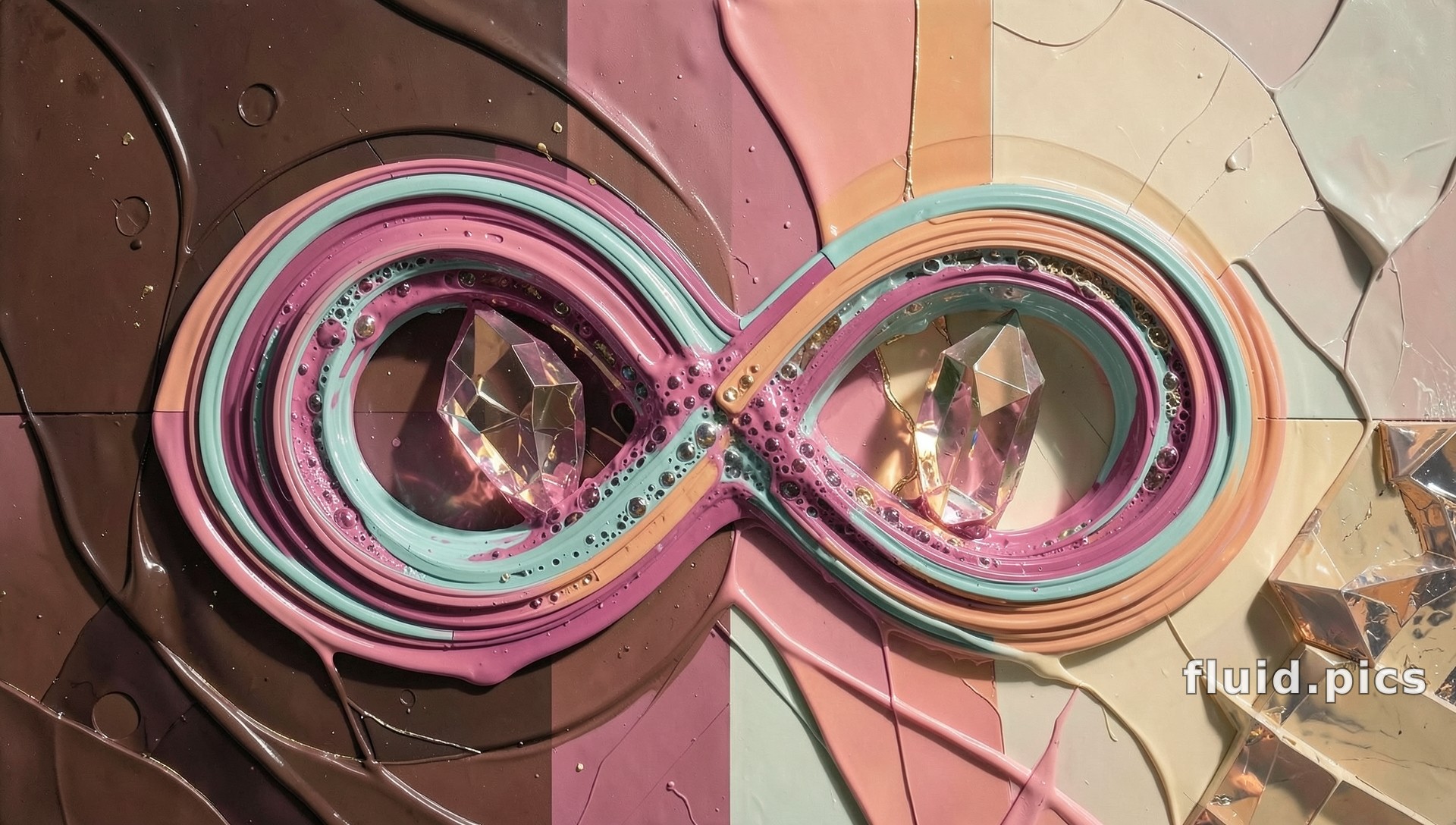 Crystal Infinity — Hybrid Art