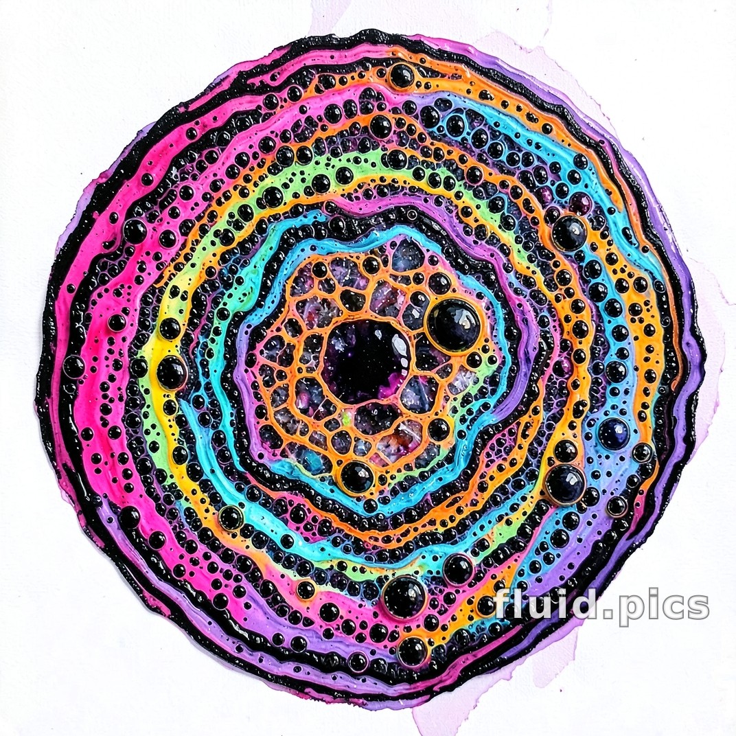 Radial Blast — Fluid Art