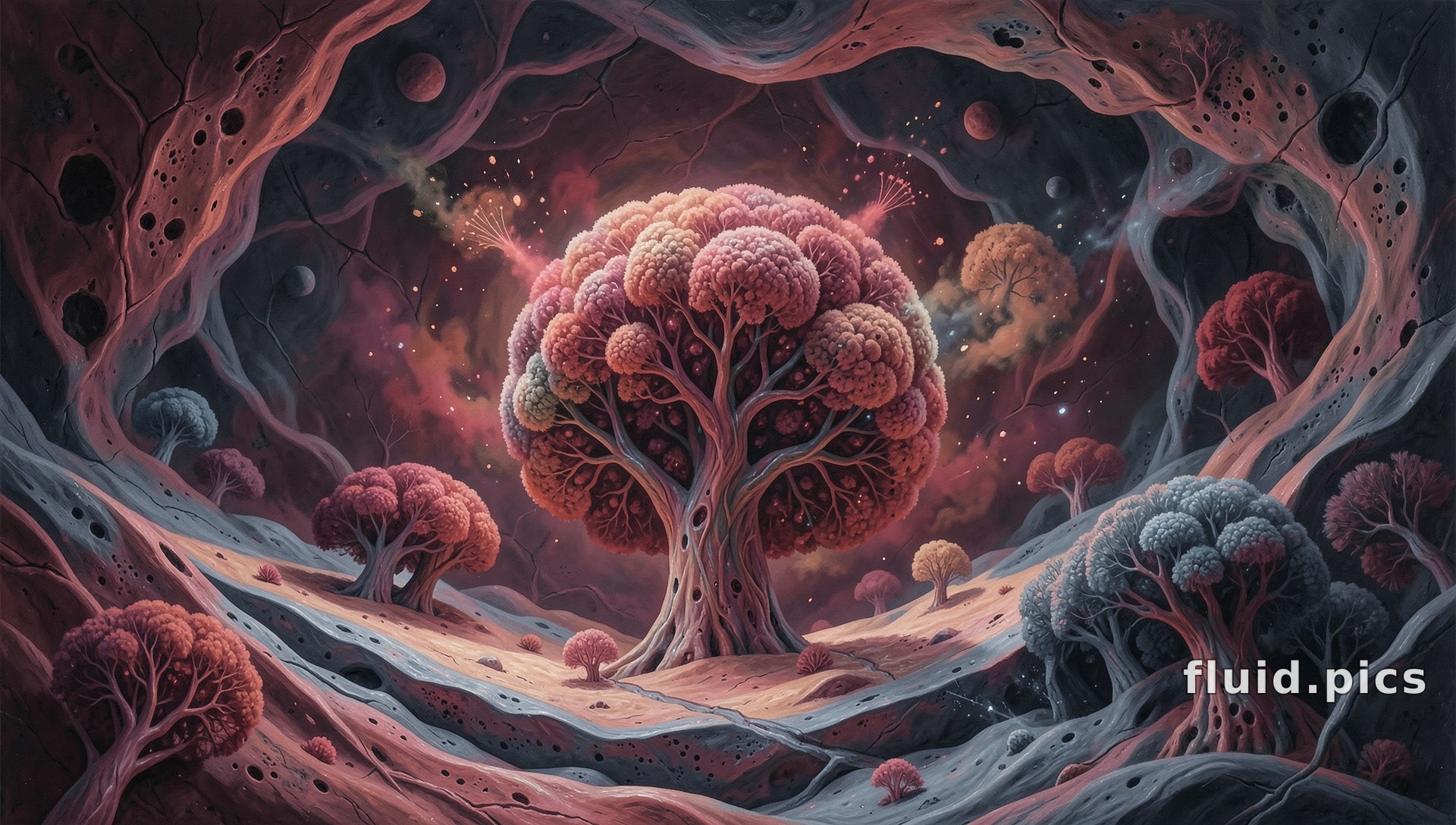 Starry Fructification — Psychedelic Abstract