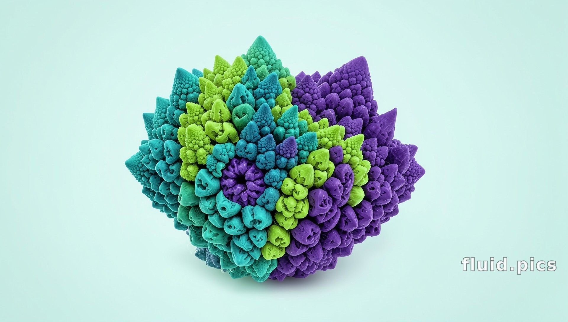Cosmic Bud Garden — Fractal Art