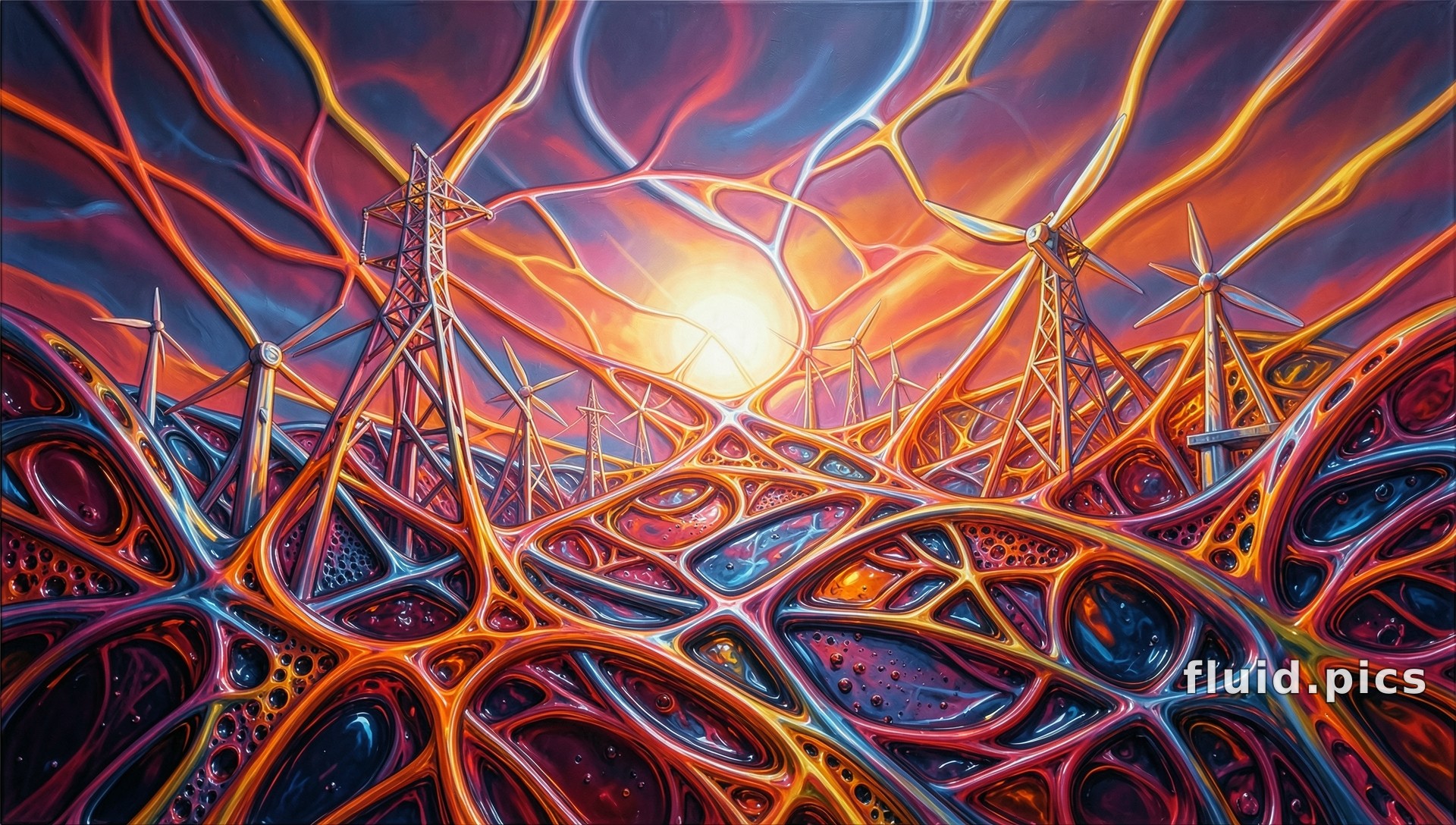 Patterns of Wind — Психоделическая абстракция