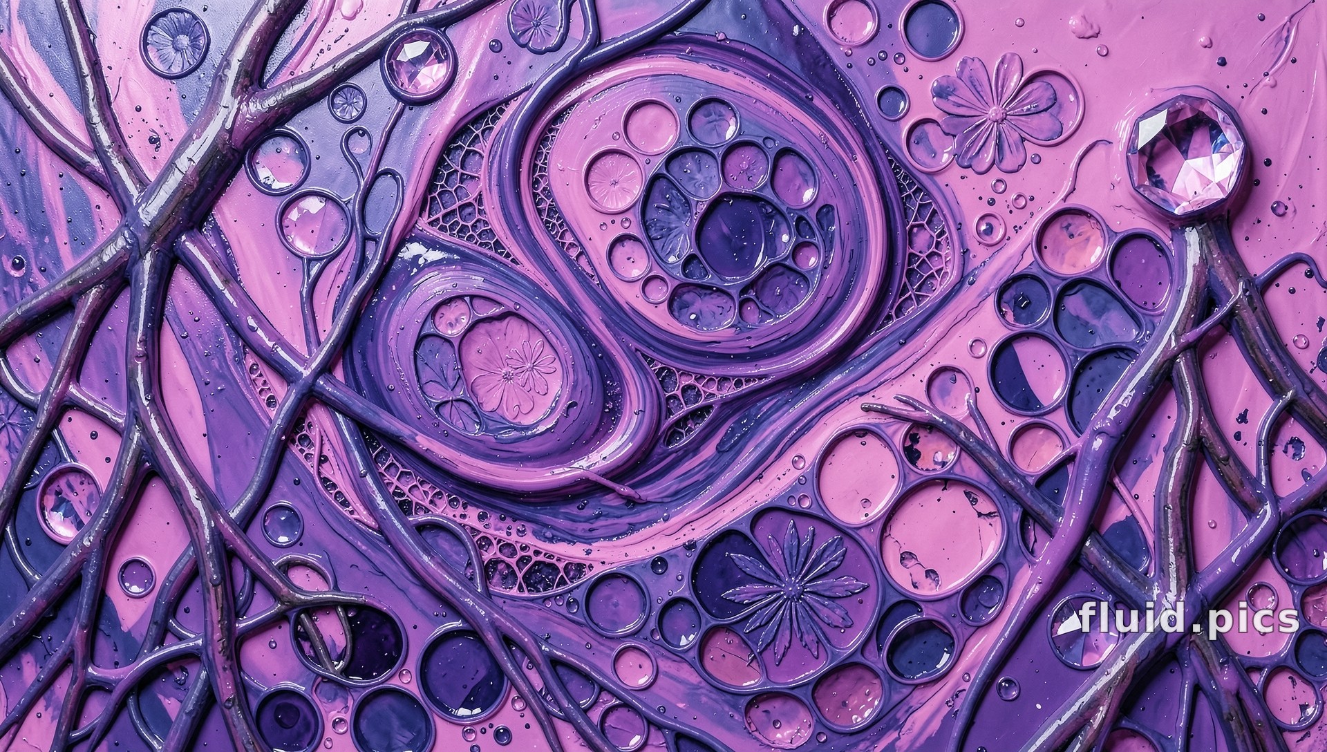 Garden In Agate — Гибридное искусство