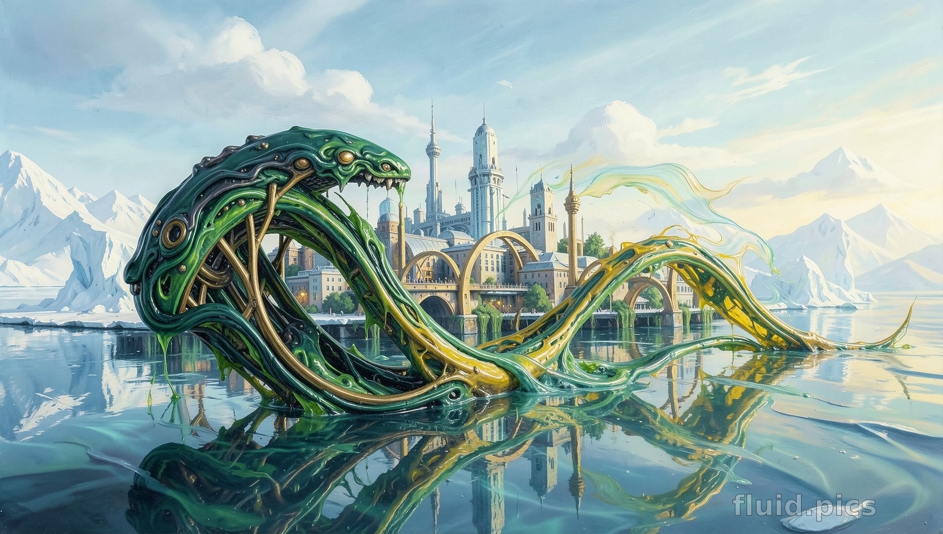 City's Spine — Hybrid Art