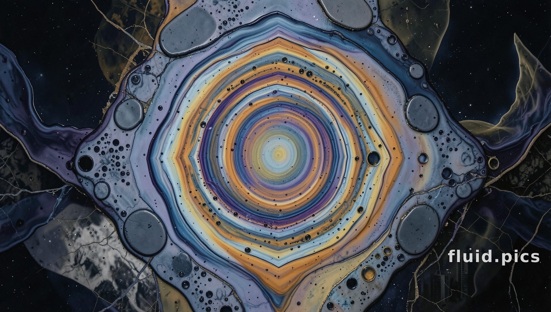 Sun Inside the Agate — Гибридное искусство