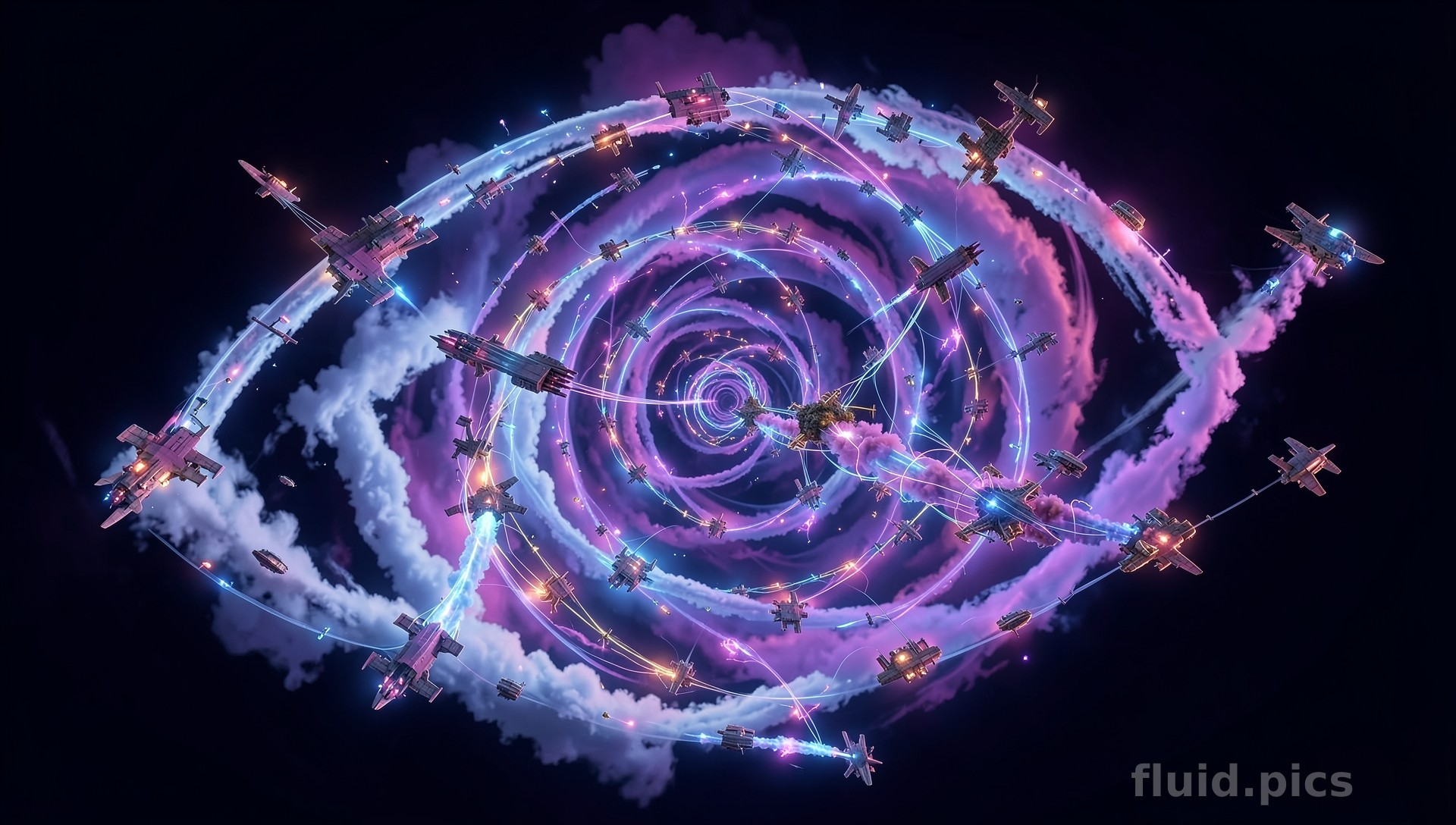 Aerial Carousel — Fractal Art