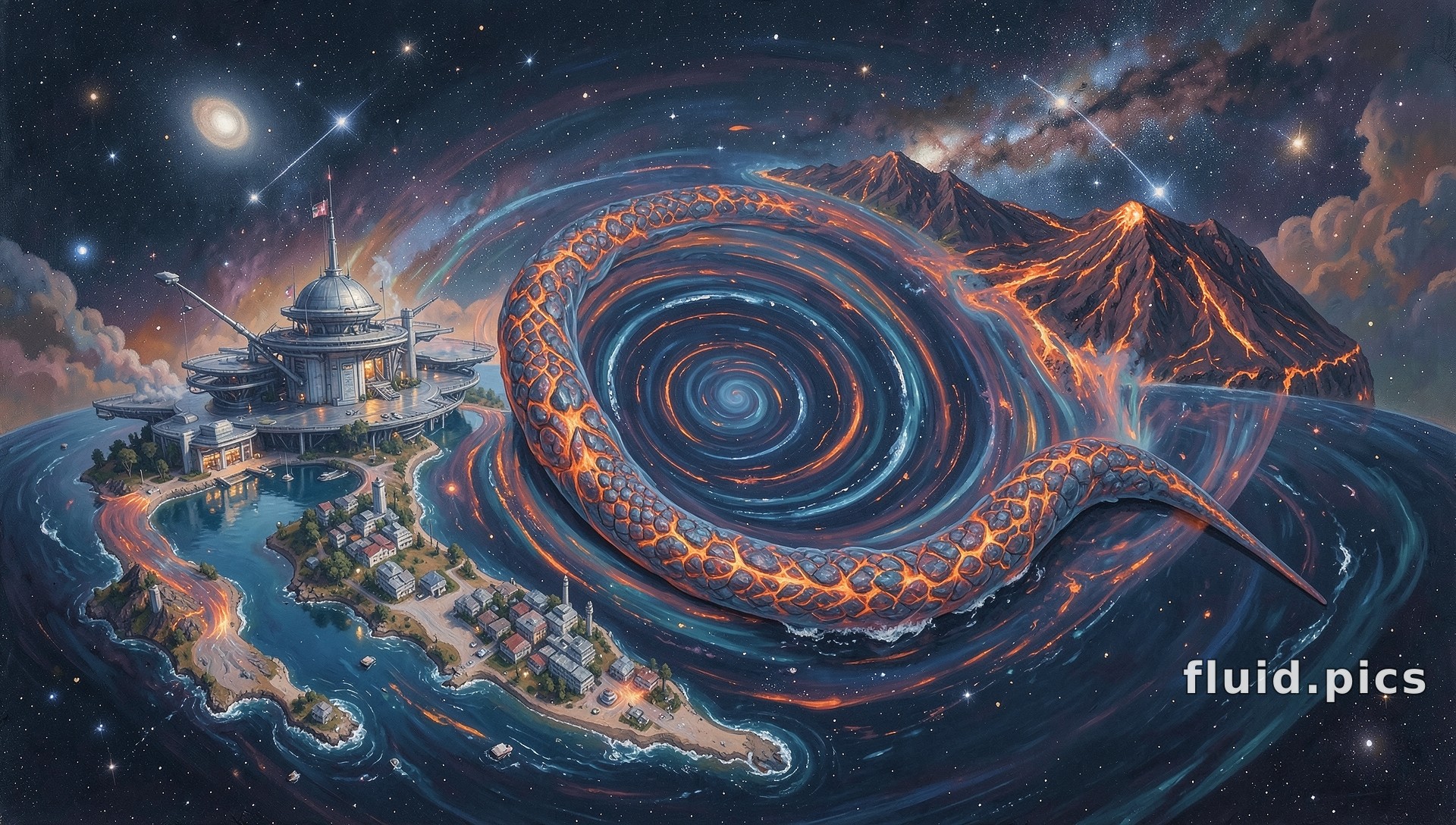 Serpent's Vortex — Гибридное искусство