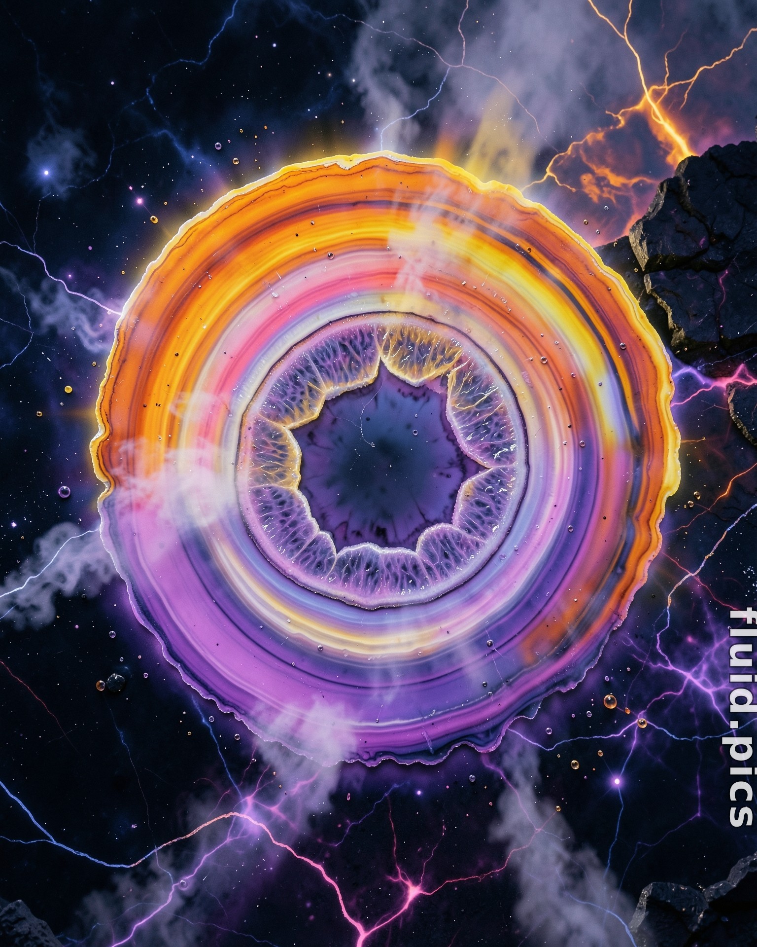 Agate Storm — Гибридное искусство