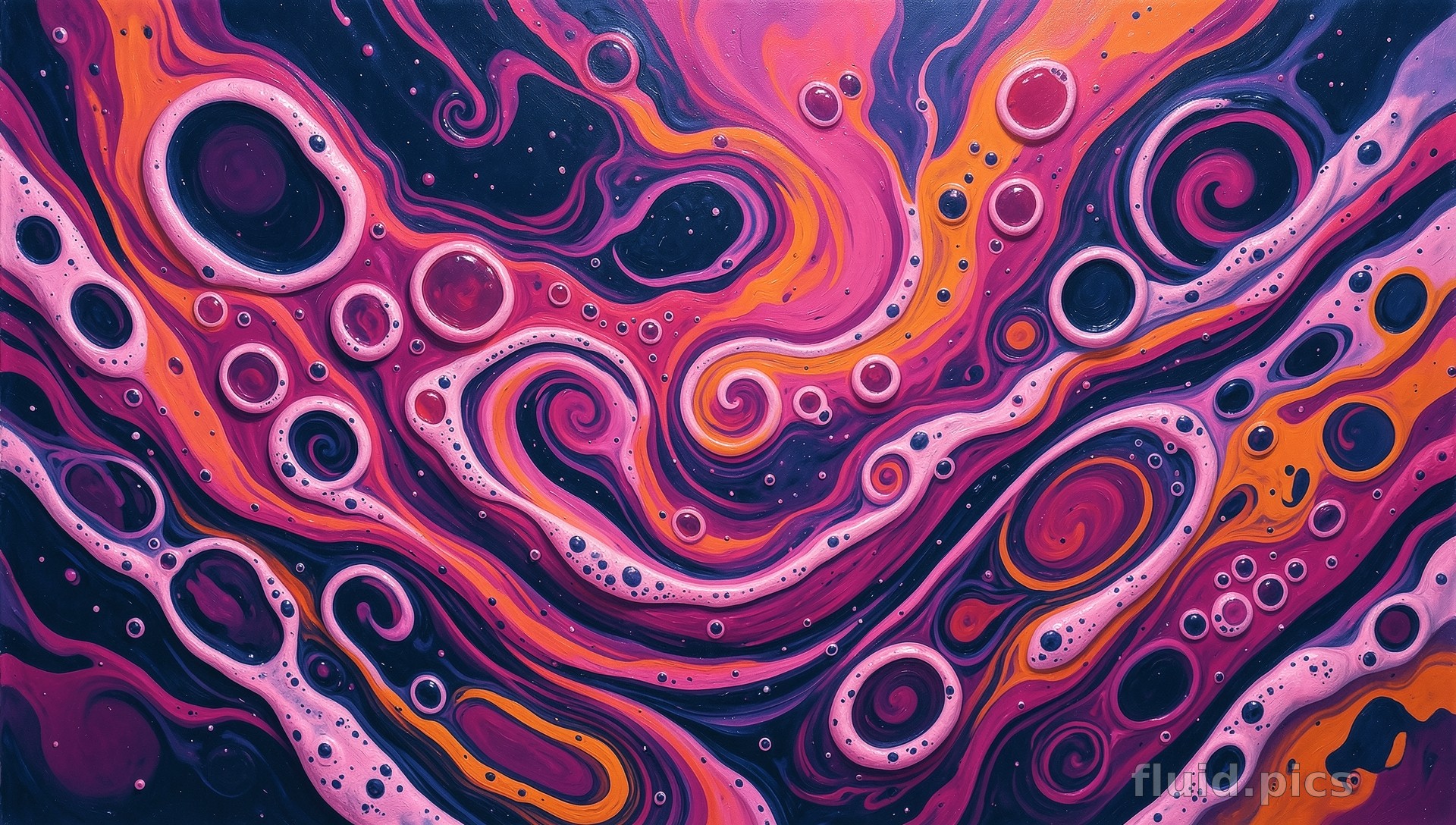 Milky Cocktail — Psychedelic Abstract