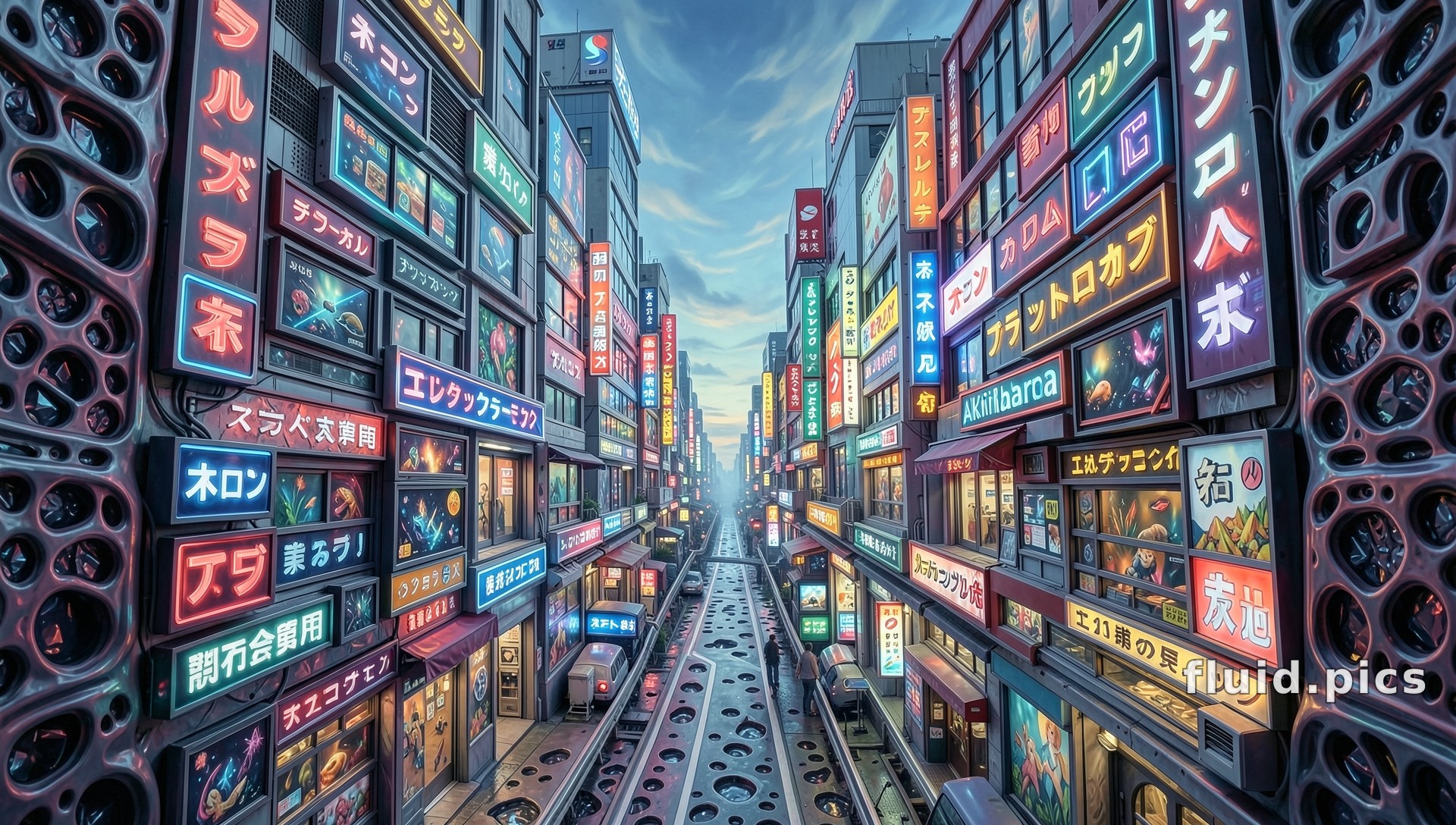 Electric Characters — Psychedelic Abstract
