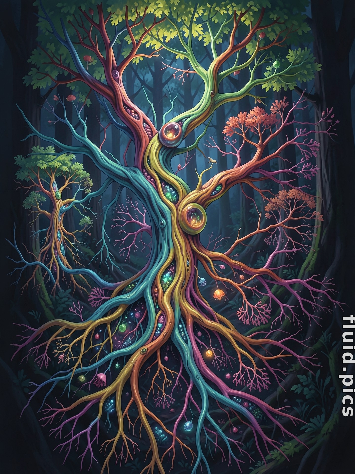 The Keeper Tree — Fractal Art